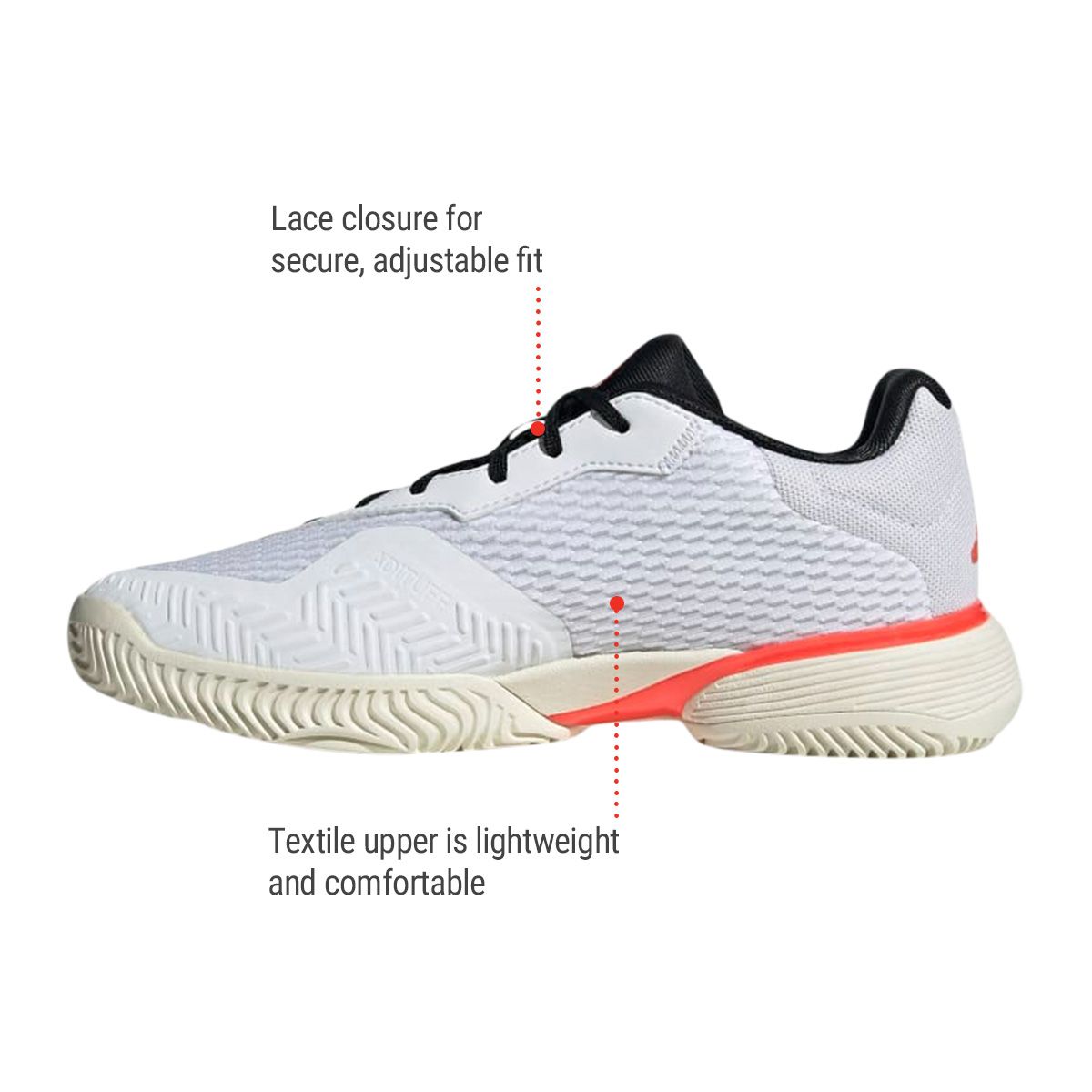 adidas Kids' Barricade Training Shoes