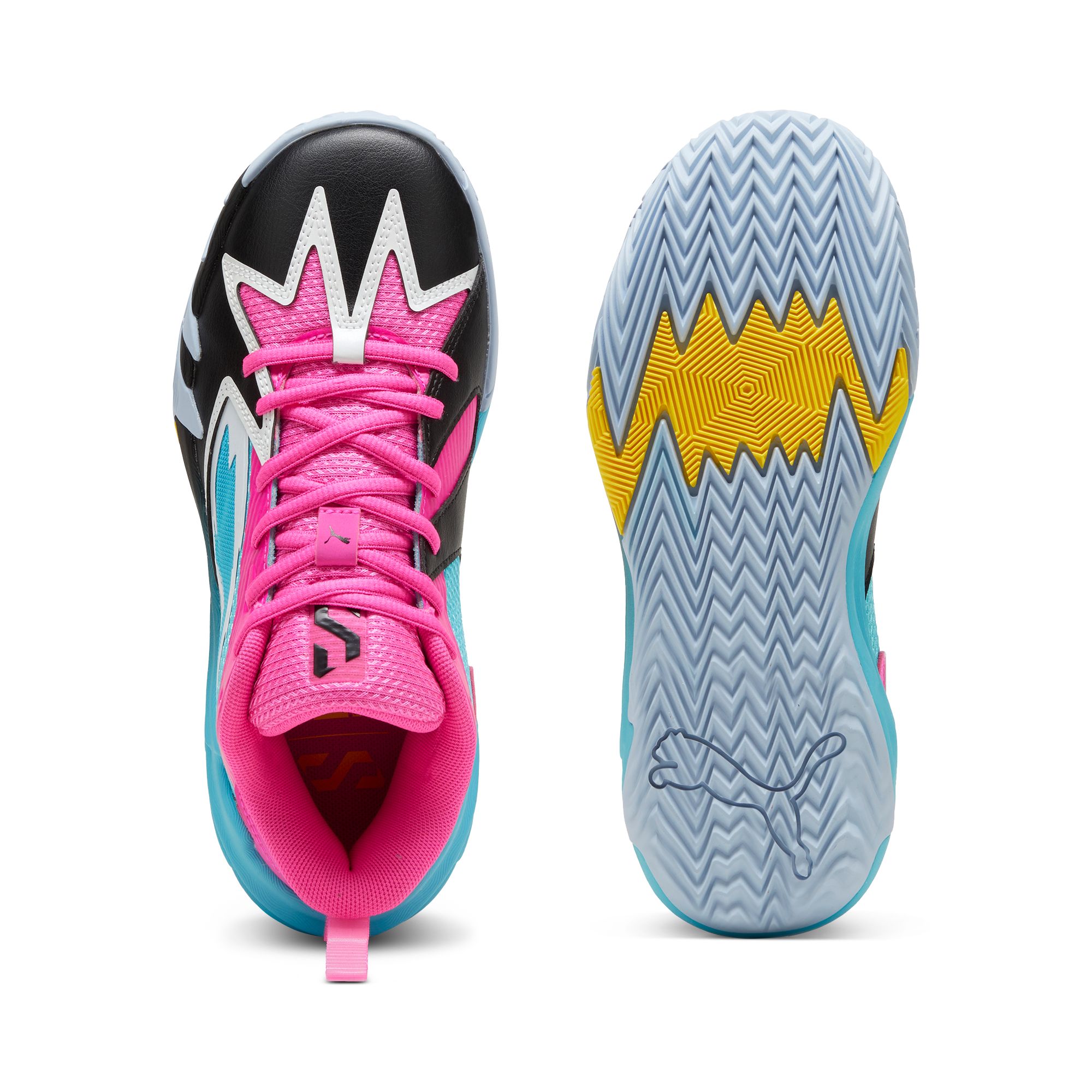 Puma Kids' Grade School Scoot 1 Basketball Shoes, Sneakers