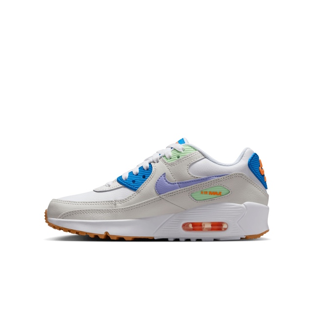 Nike Grade School Air Max 90 'Black Canyon Purple Gs' Sneakers