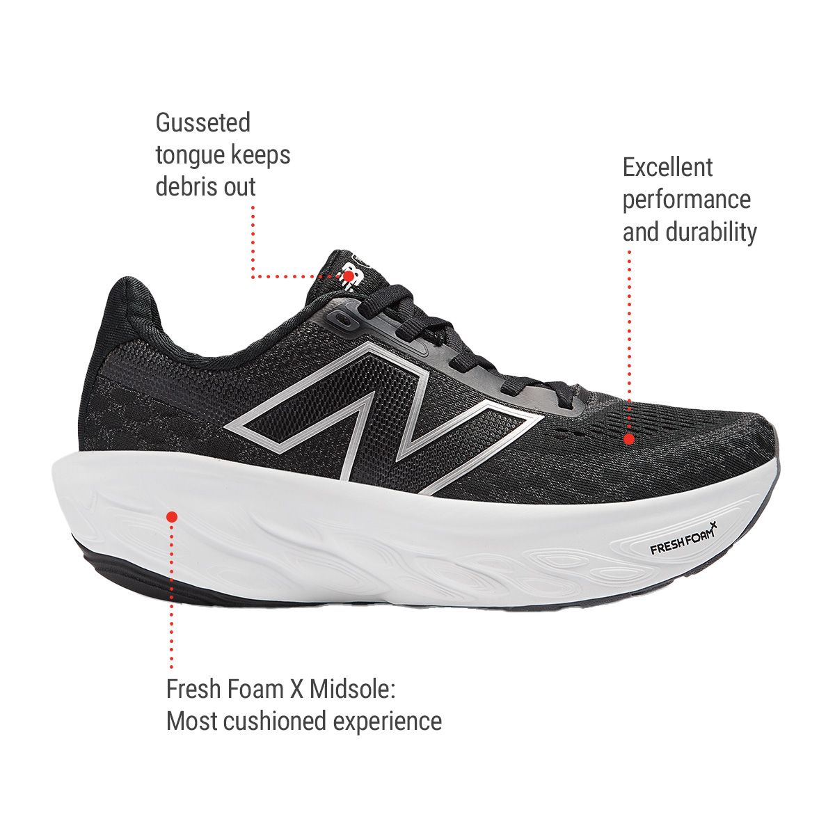 New Balance Kids' Grade School 1080 V14 Athletic Shoes