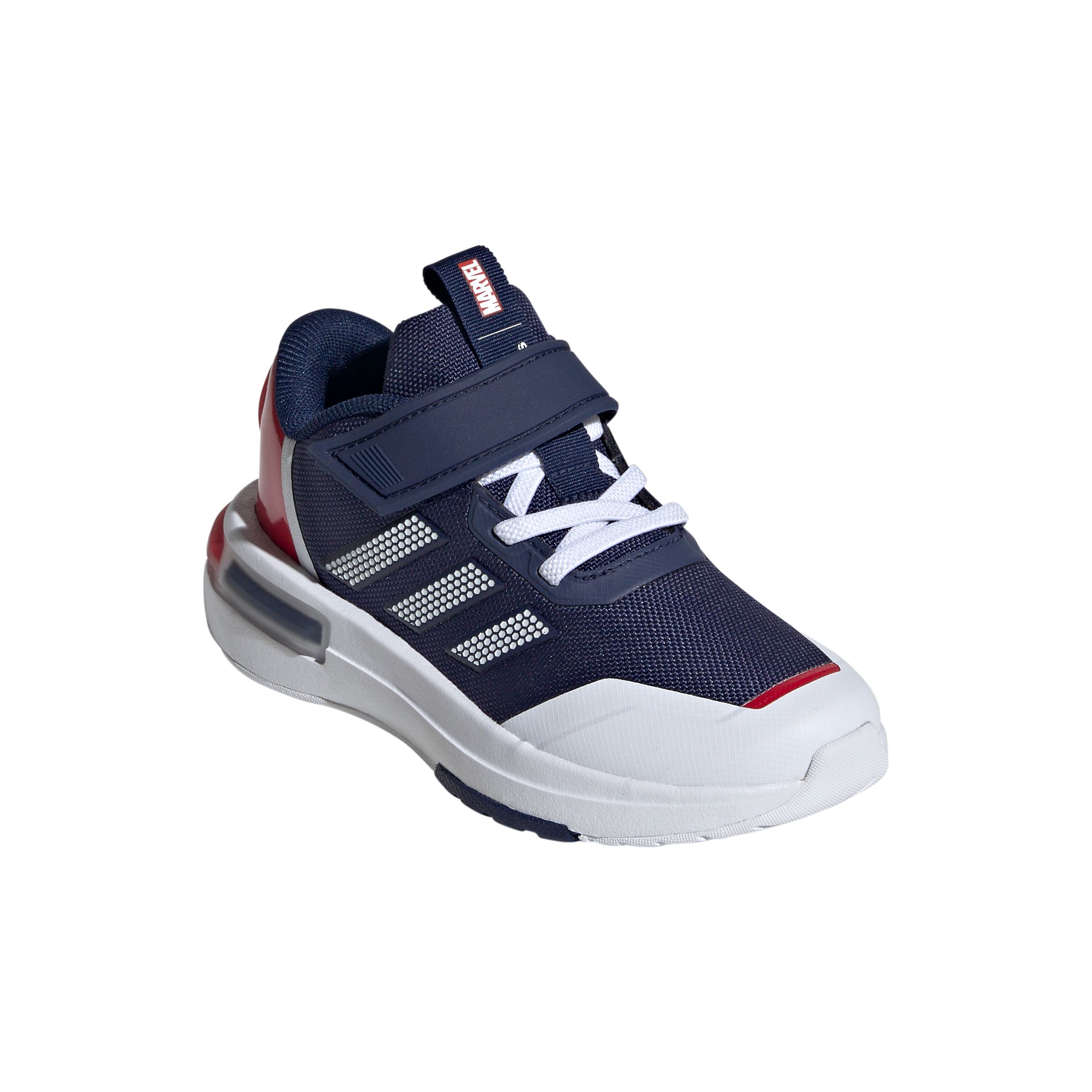 adidas Kids' Grade/Pre-School Marvel Captain America Racer EL Athletic Shoes
