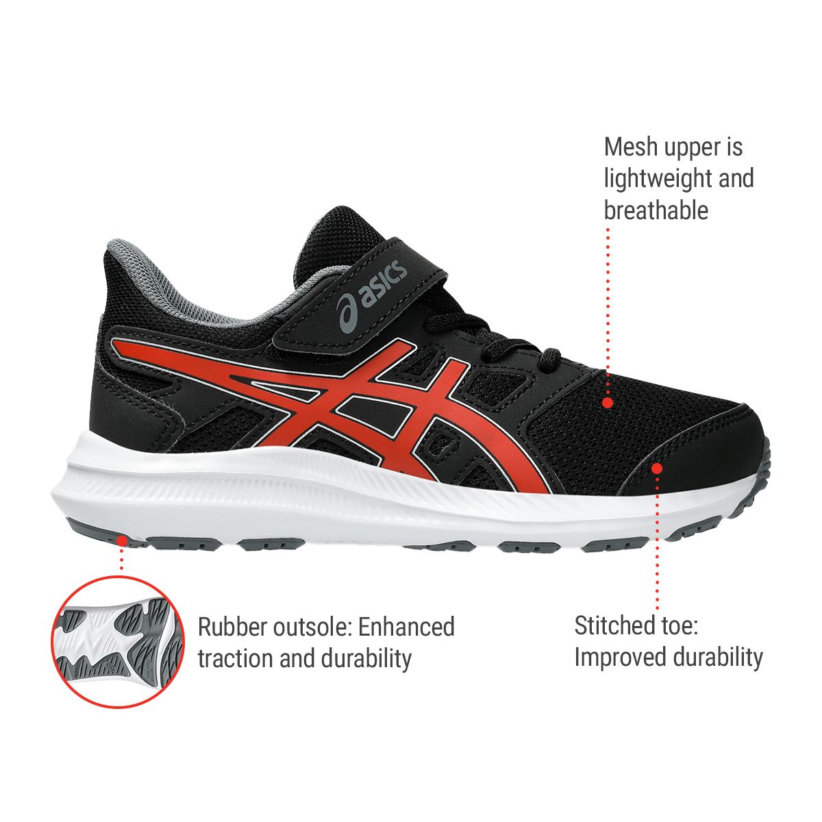 ASICS Kids' Pre-School Jolt 4 AC Running Shoes