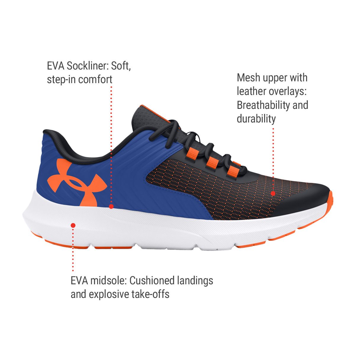 Under Armour Kids' Grade School Outhustle 2 Running Shoes