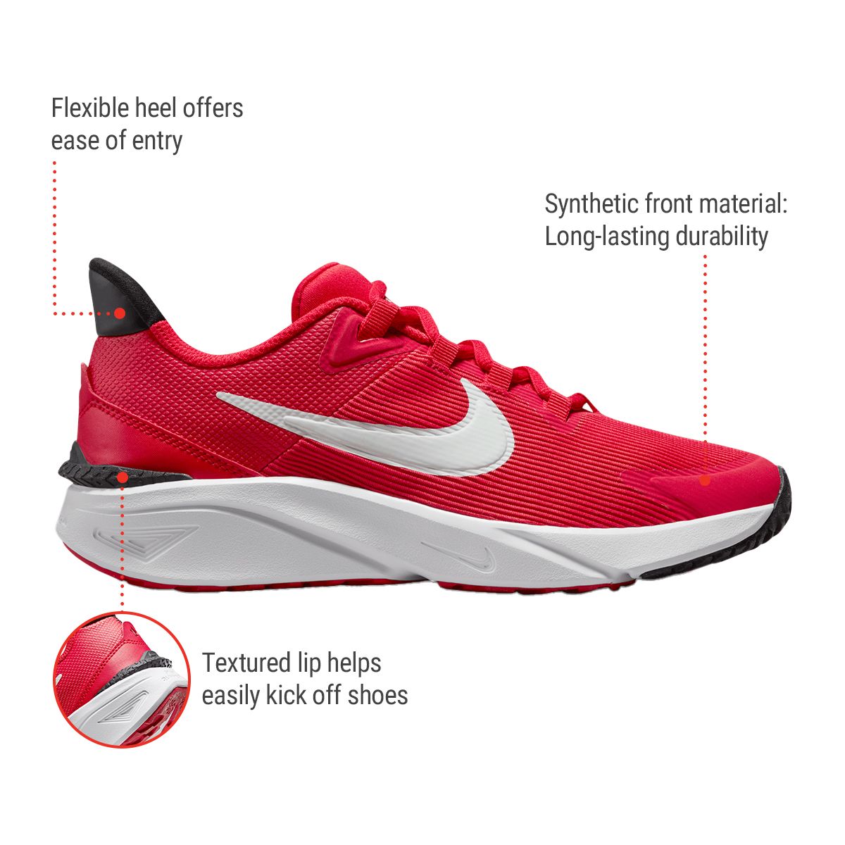 Nike Kids' Grade School Star Runner 4 Shoes