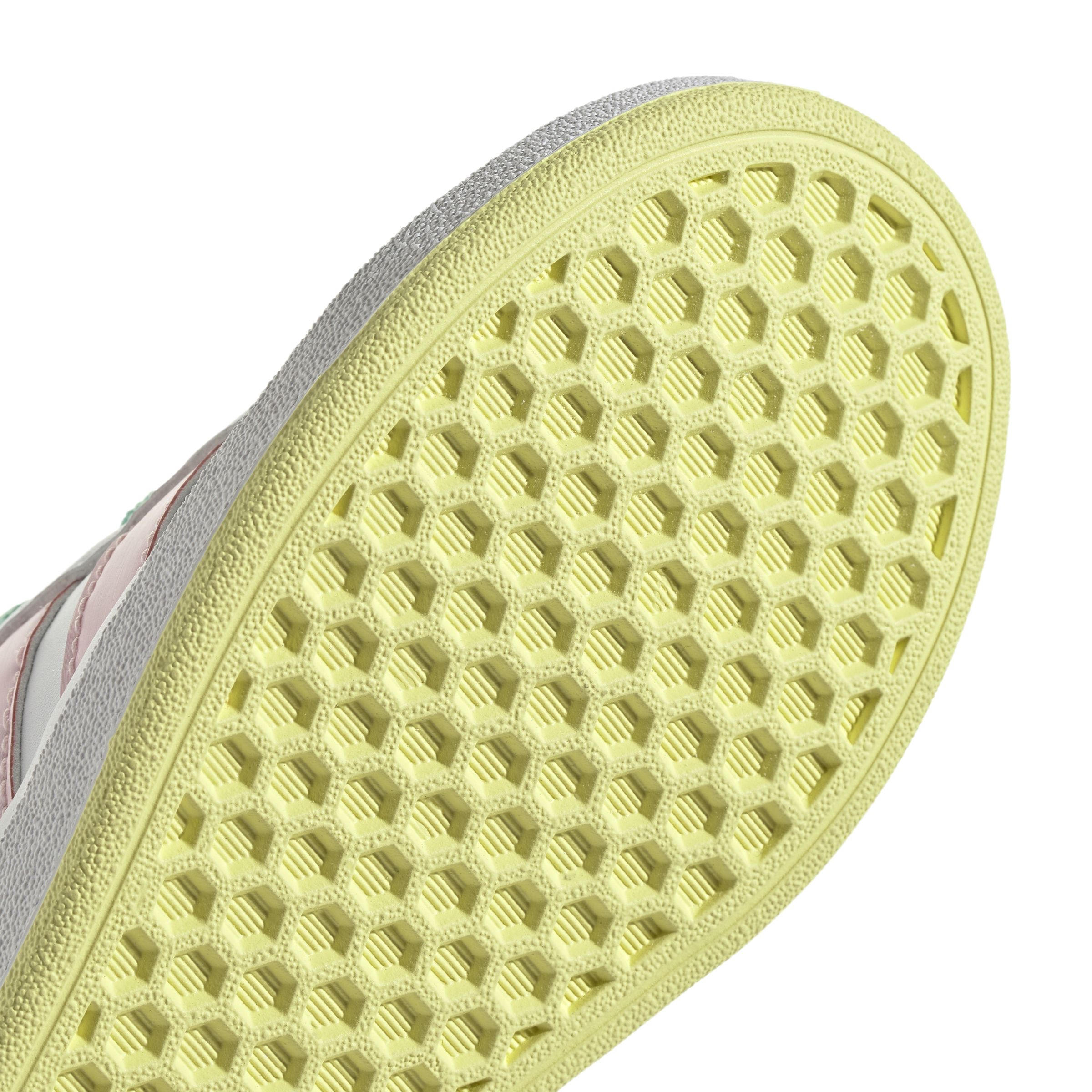 adidas Kids' Grade/Pre-School Grand Court Mid Casual Shoes, Sneakers