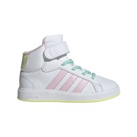 adidas Kids' Grade/Pre-School Grand Court Mid Casual Shoes, Sneakers Side_Right