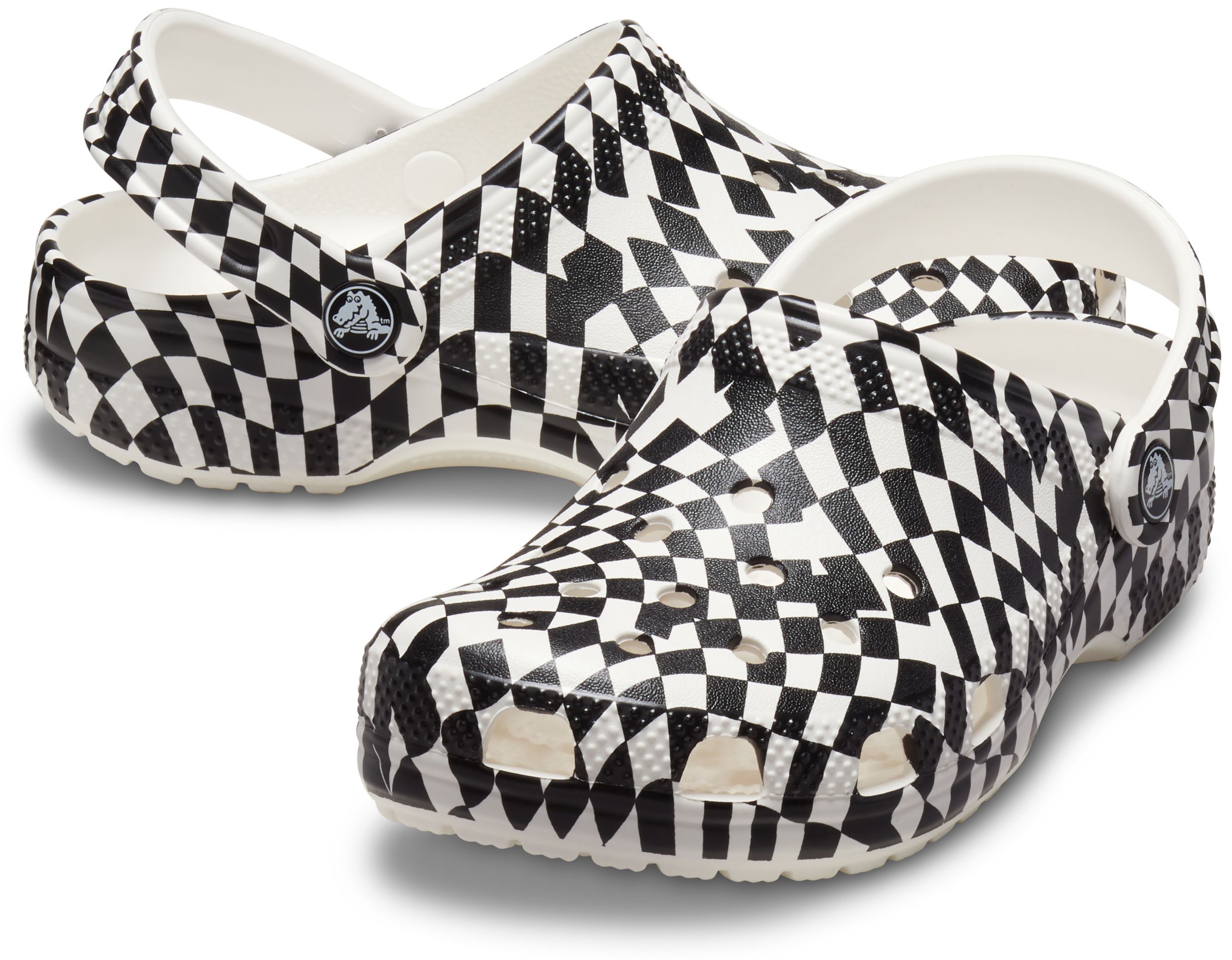 Crocs Kids' Grade/Pre-School Warped Checker Clog Sandals