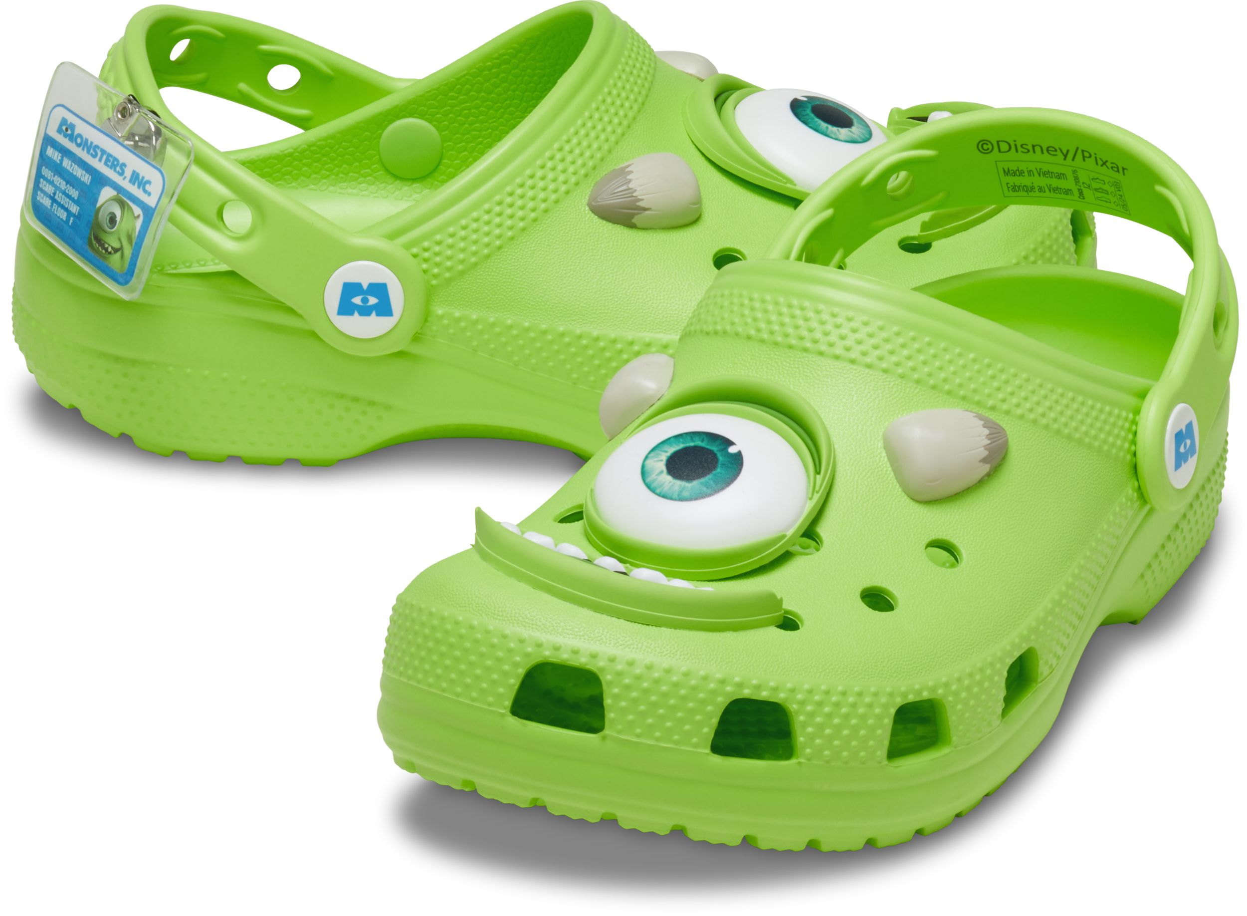 Crocs Kids' Grade/Pre-School Classic Monster Inc Mike Clog Sandals
