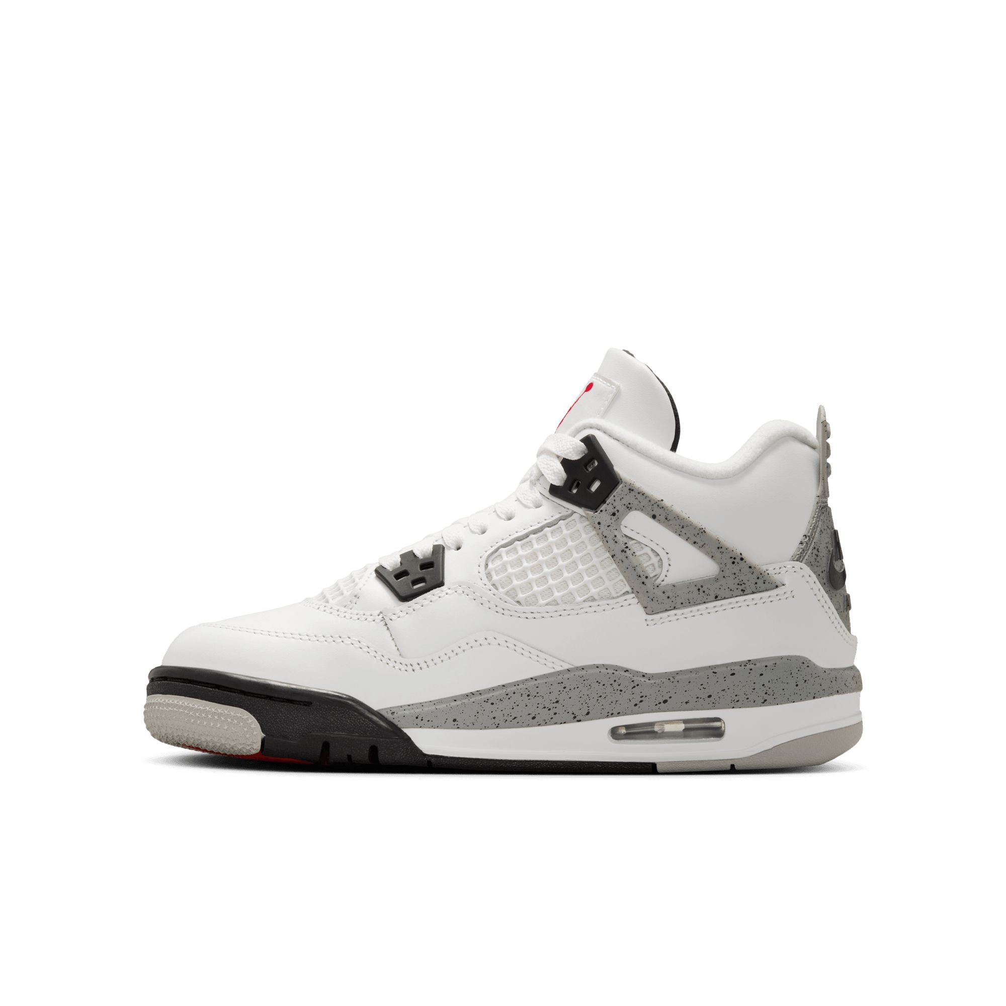 Nike Kids' Grade School Air Jordan 4 Retro OG Basketball Shoes - "White Cement"