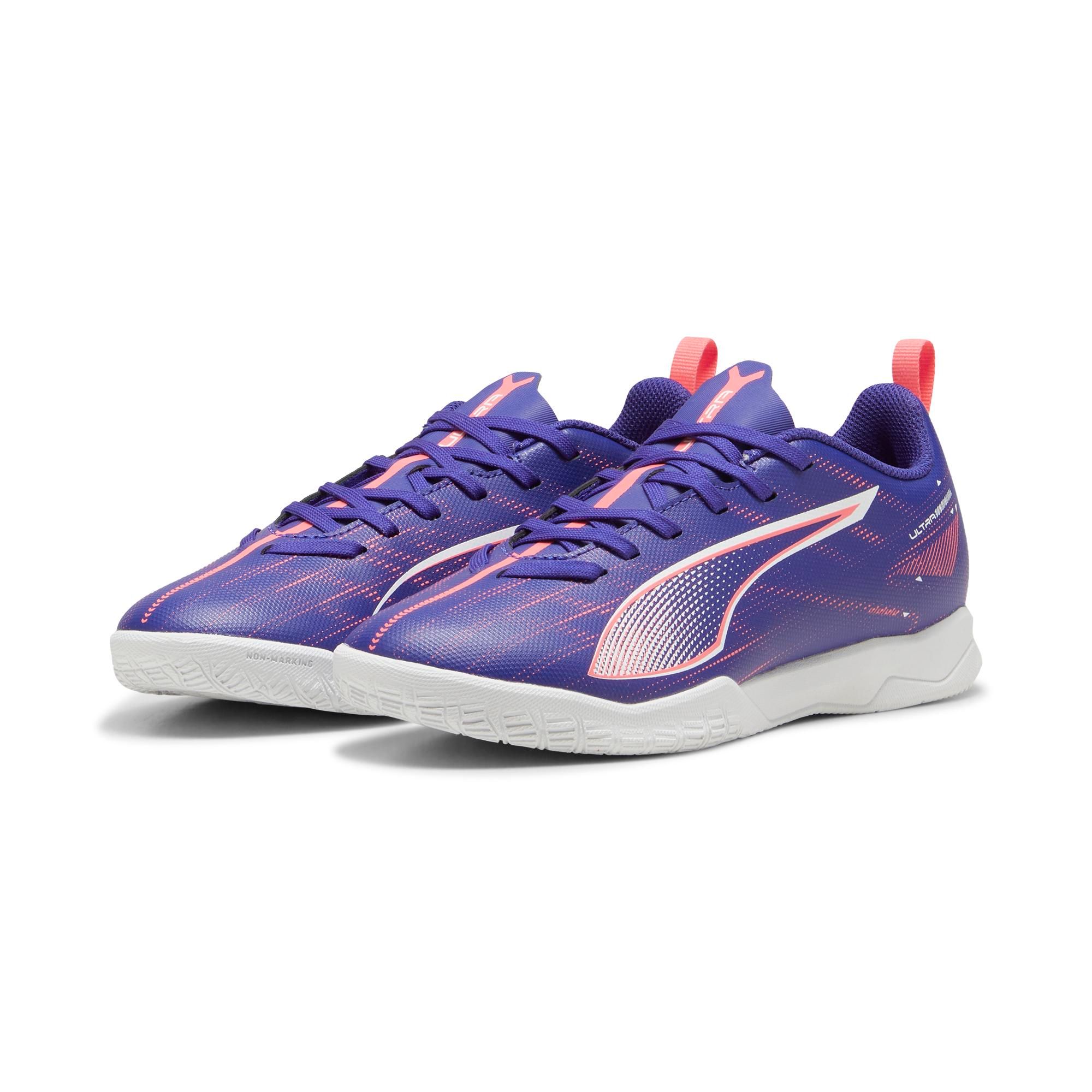 PUMA Kids' Ultra 5 Play It Indoor Soccer Shoes