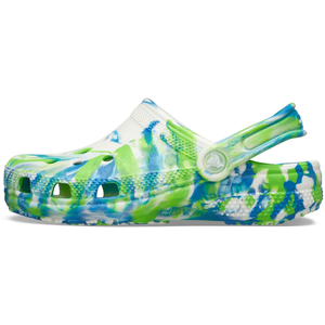 Crocs Kids' Classic Glow in the Dark Marbled Clogs