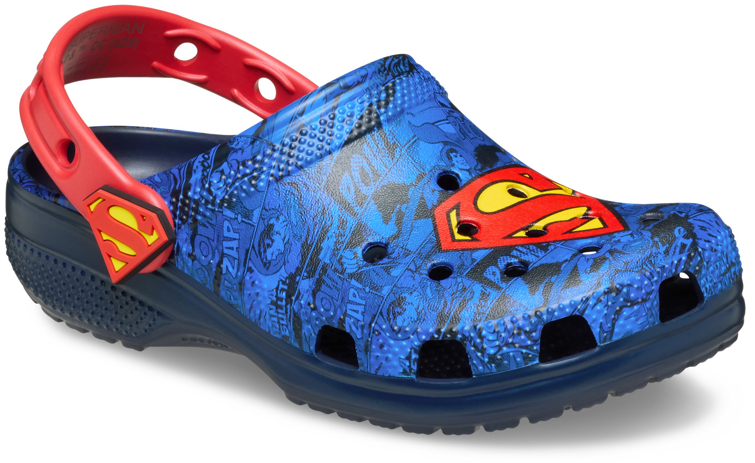 Crocs Kids' Grade School Classic Superman Clogs