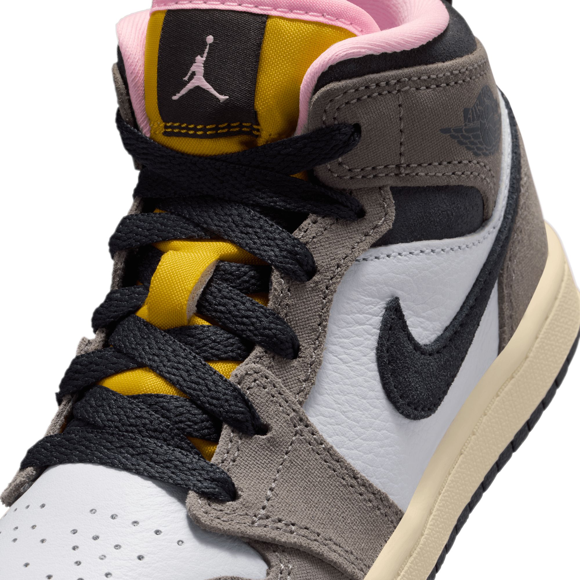 Jordan Nike Kids' Pre-school Air 1 Medium Se Kids Basketball Shoes