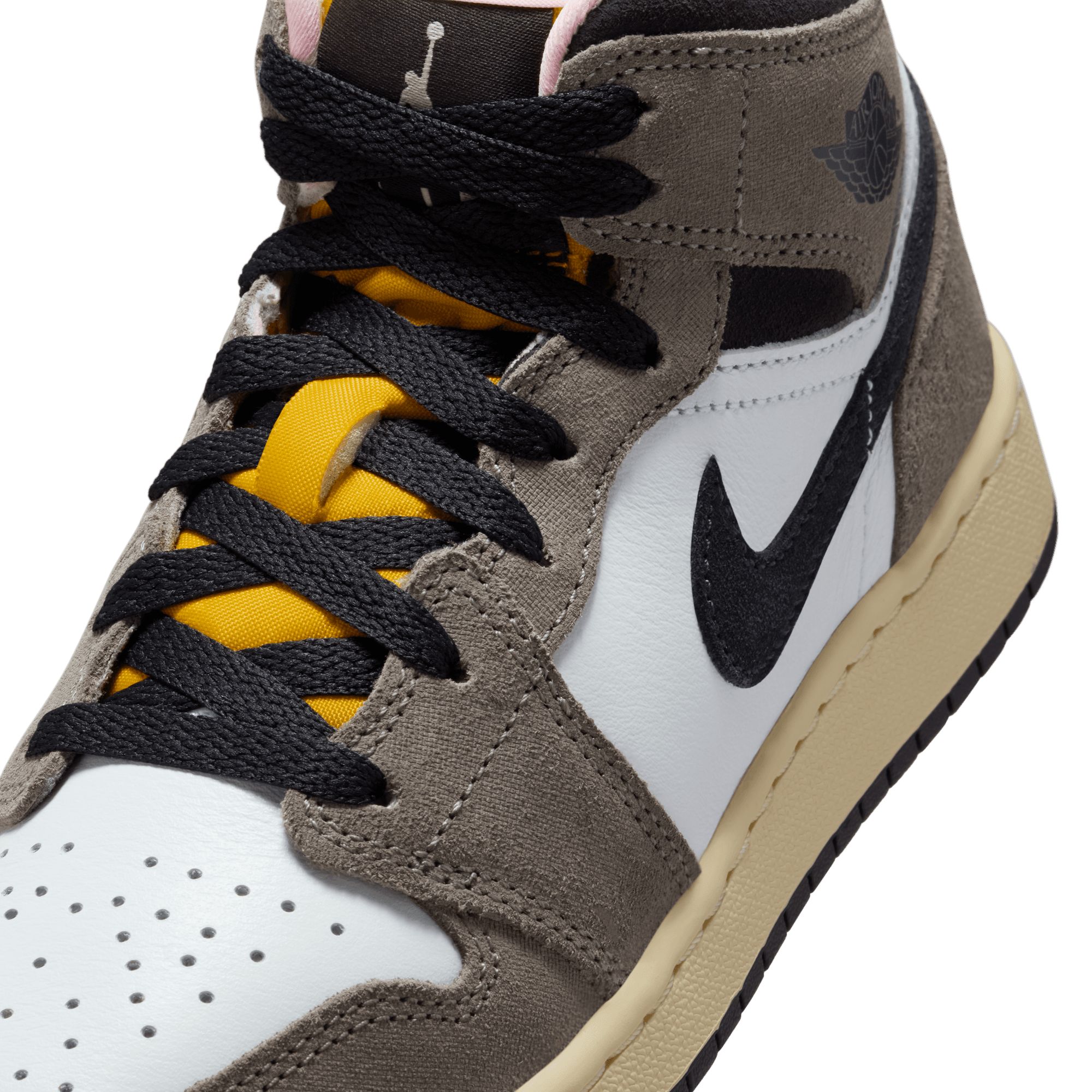 Nike Kids' Grade School Air Jordan 1 Mid SE Basketball Shoes