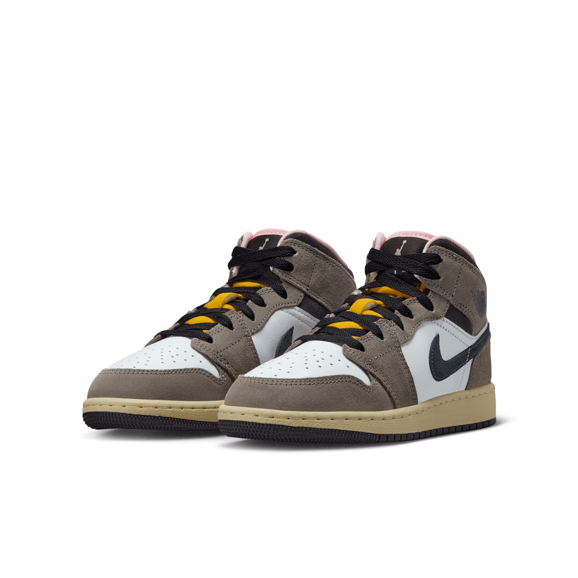Nike Kids' Grade School Air Jordan 1 Mid SE Basketball Shoes