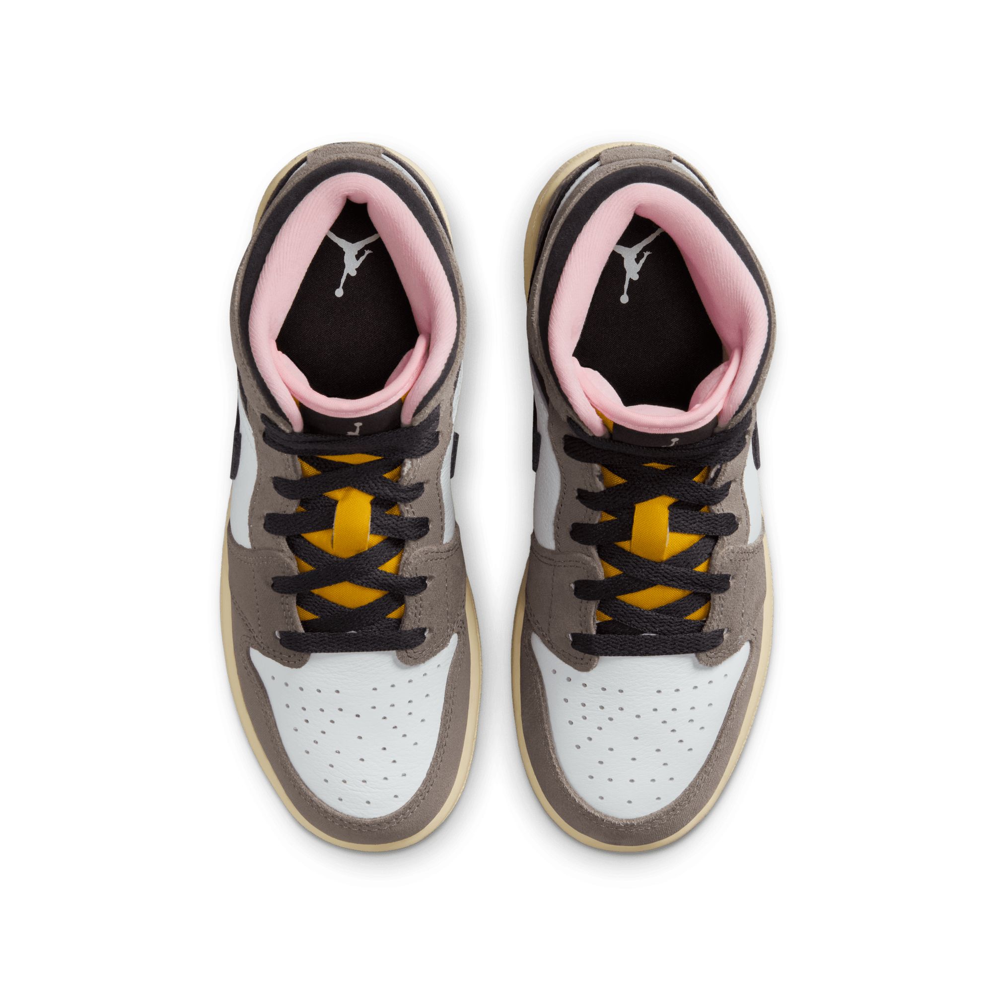 Nike Kids' Grade School Air Jordan 1 Mid SE Basketball Shoes