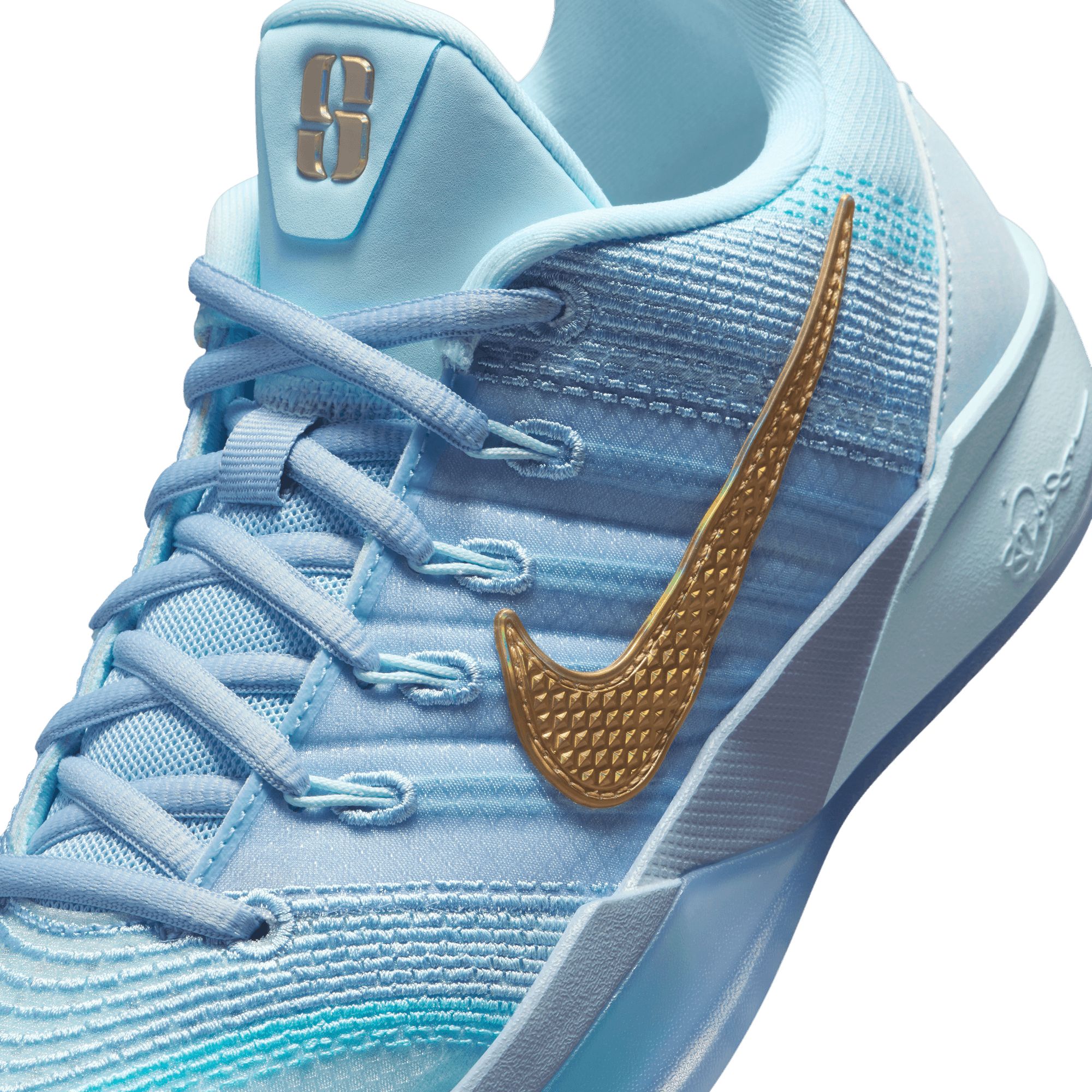 靴 Nike Sabrina 3 Glacier Blue/llicGold Women's Sabrina 3 Low Basketball Shoes