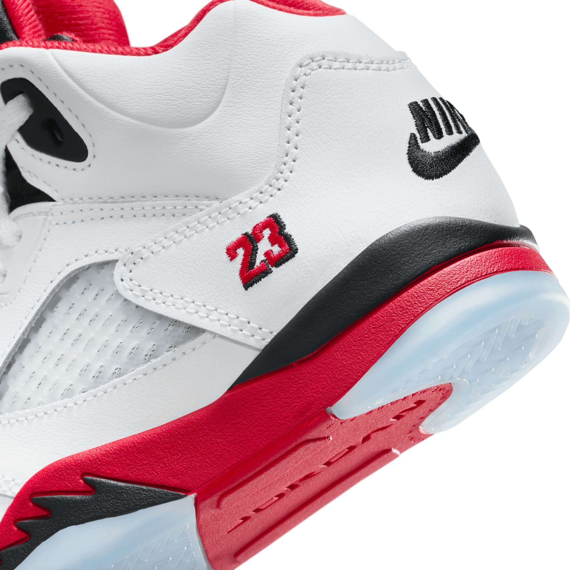 Air Jordan 5 Retro "Fire Red" Kids' Preschool Basketball Shoes