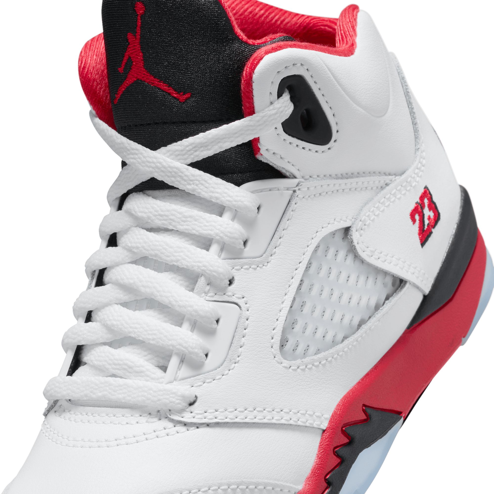 Air Jordan 5 Retro "Fire Red" Kids' Preschool Basketball Shoes