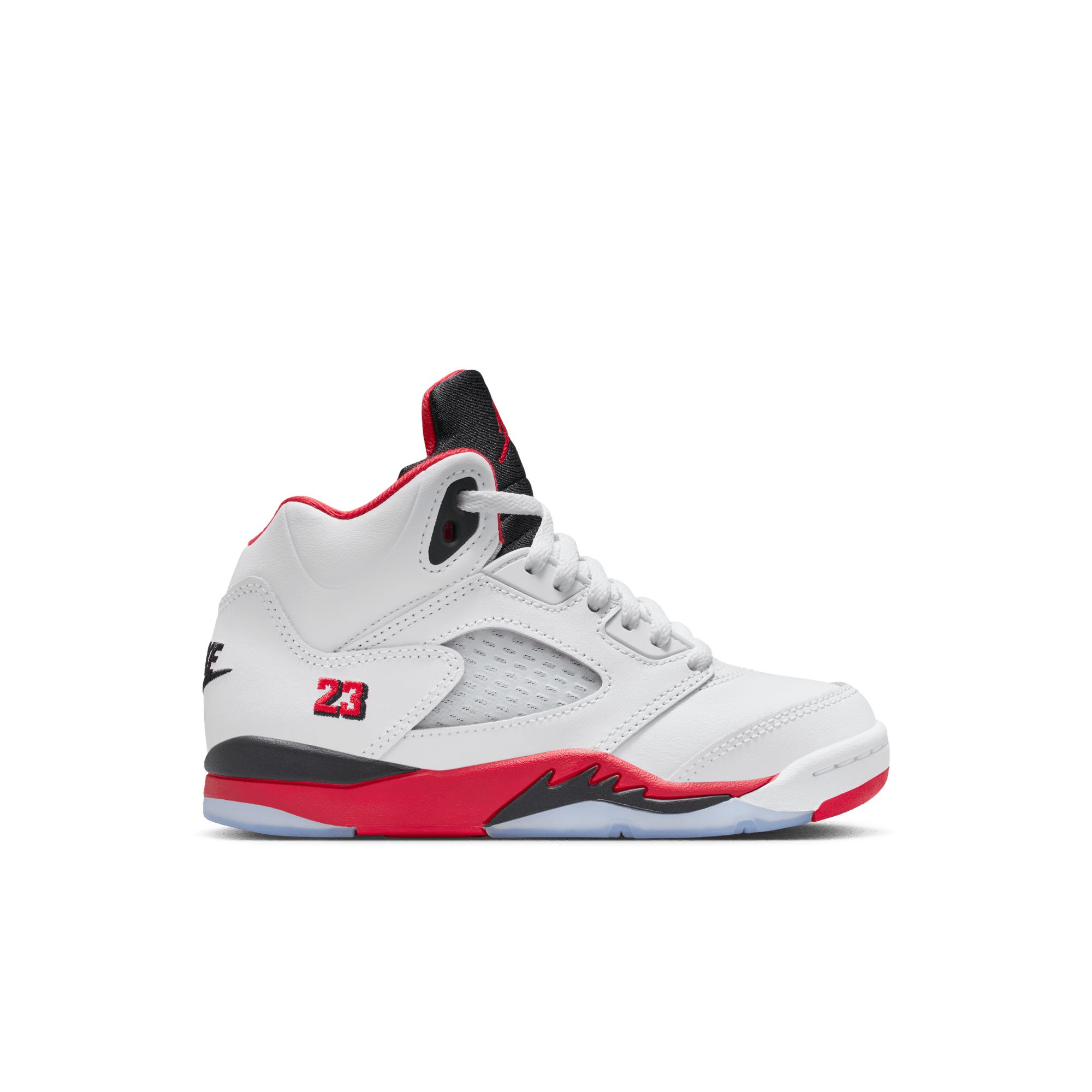 Air Jordan 5 Retro "Fire Red" Kids' Preschool Basketball Shoes