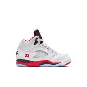 Air Jordan 5 Retro "Fire Red" Kids' Preschool Basketball Shoes