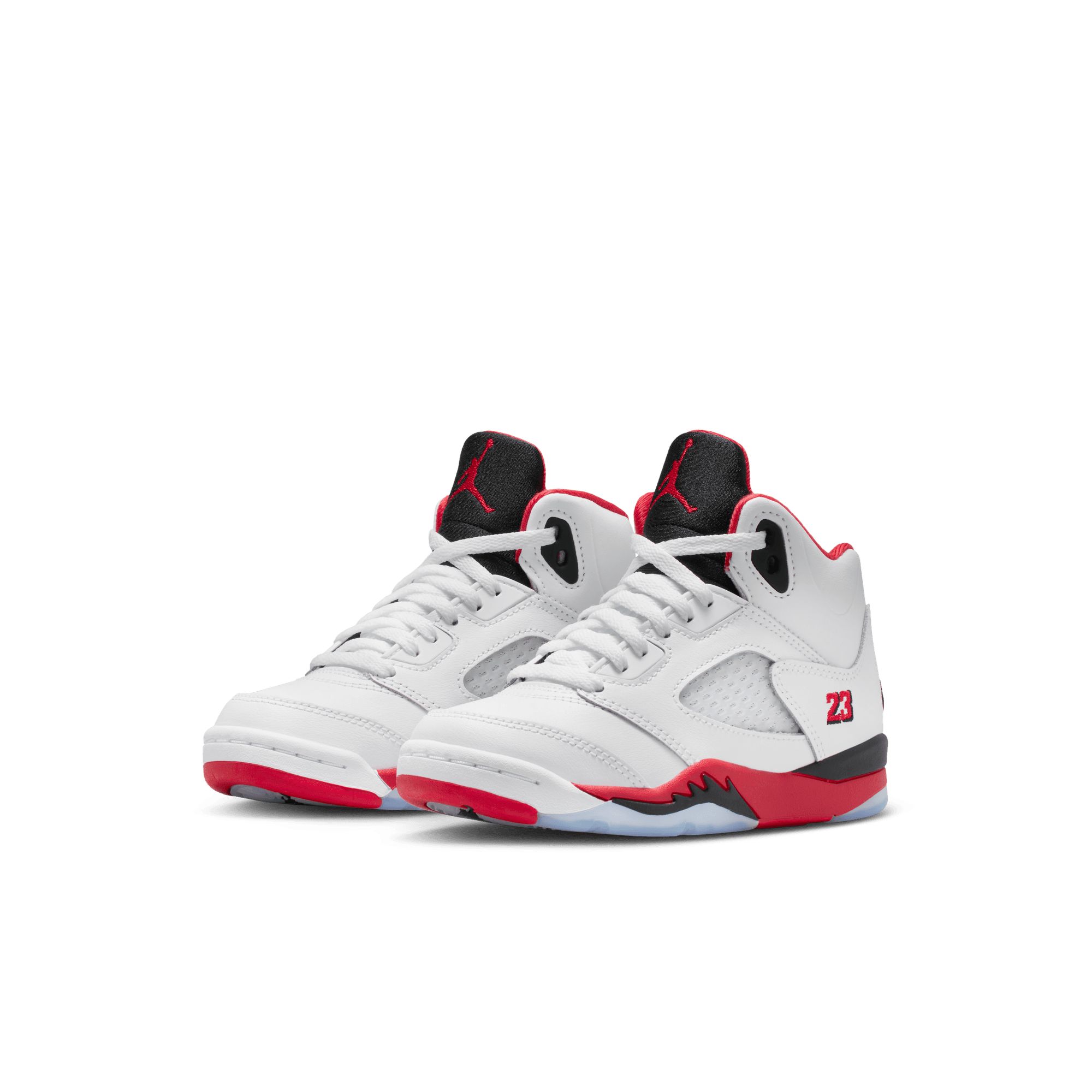Air Jordan 5 Retro "Fire Red" Kids' Preschool Basketball Shoes