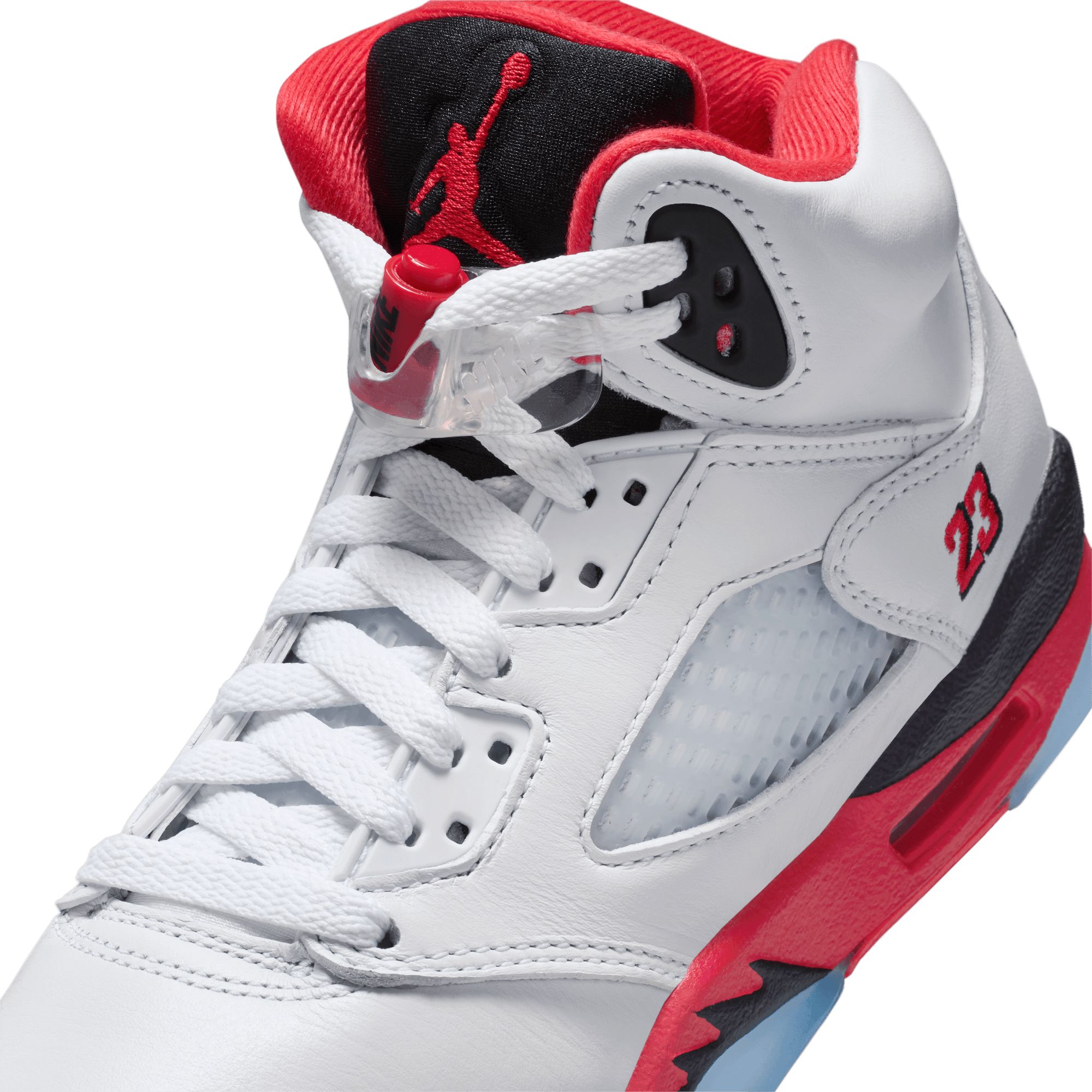 Air Jordan 5 Retro "Fire Red" Kids' Gradeschool Basketball Shoes