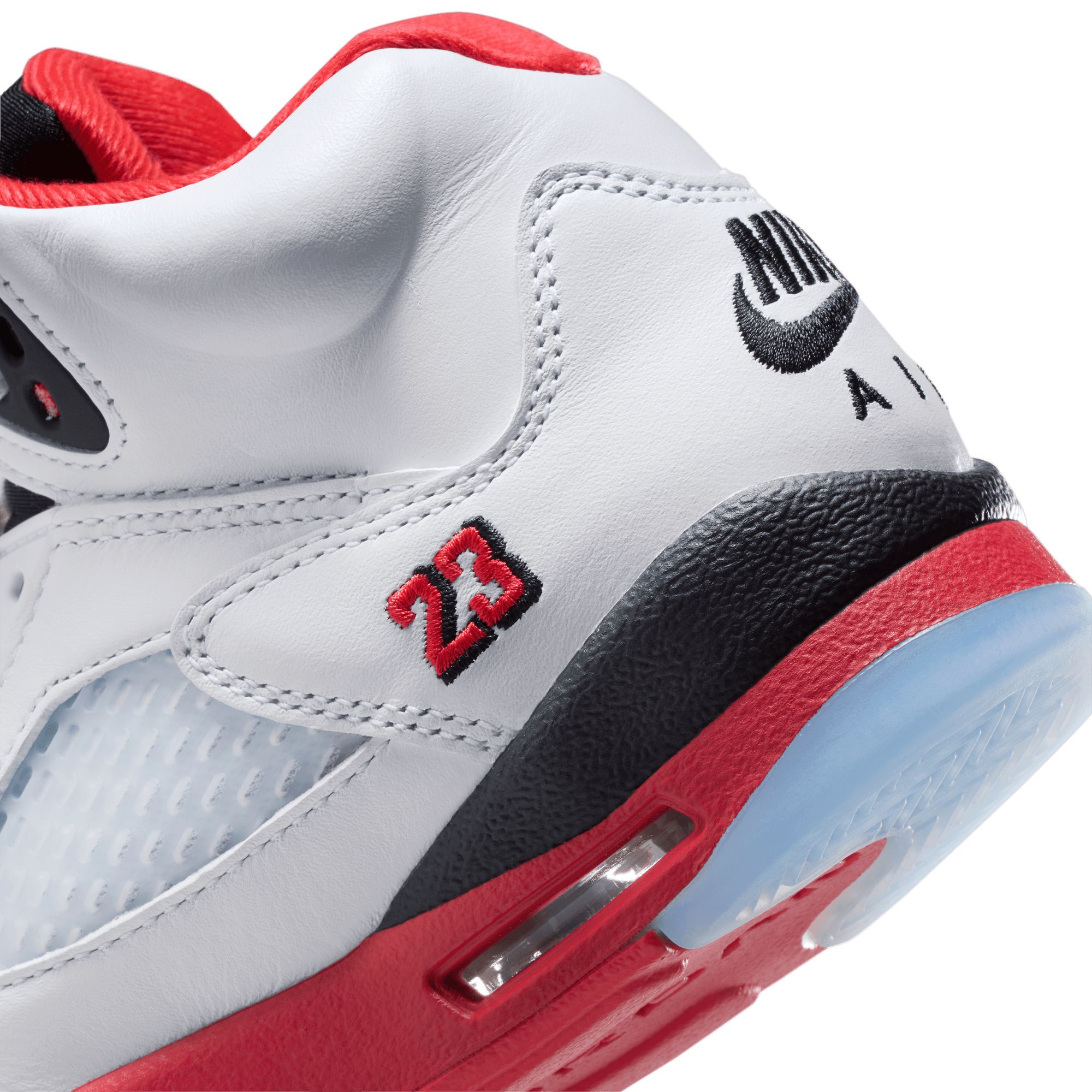 Air Jordan 5 Retro "Fire Red" Kids' Gradeschool Basketball Shoes