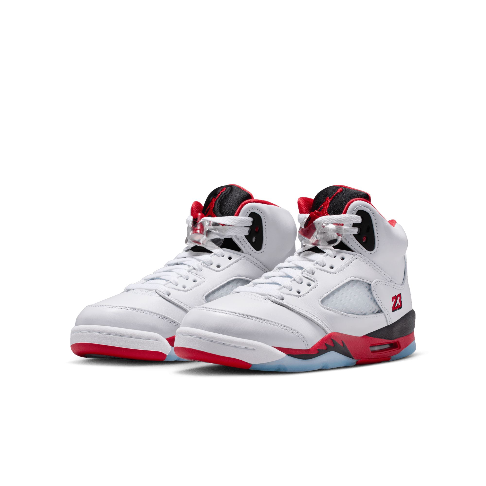 Air Jordan 5 Retro "Fire Red" Kids' Gradeschool Basketball Shoes