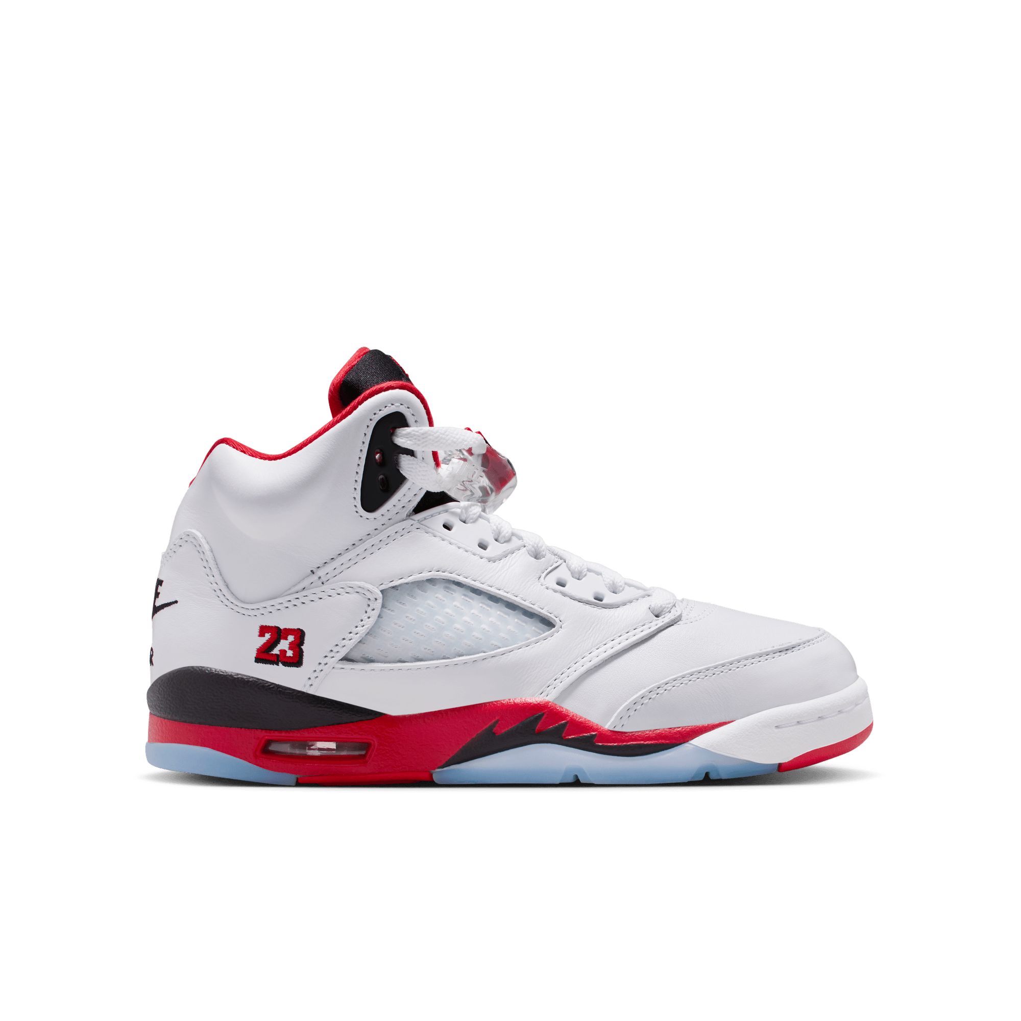 Air Jordan 5 Retro "Fire Red" Kids' Gradeschool Basketball Shoes
