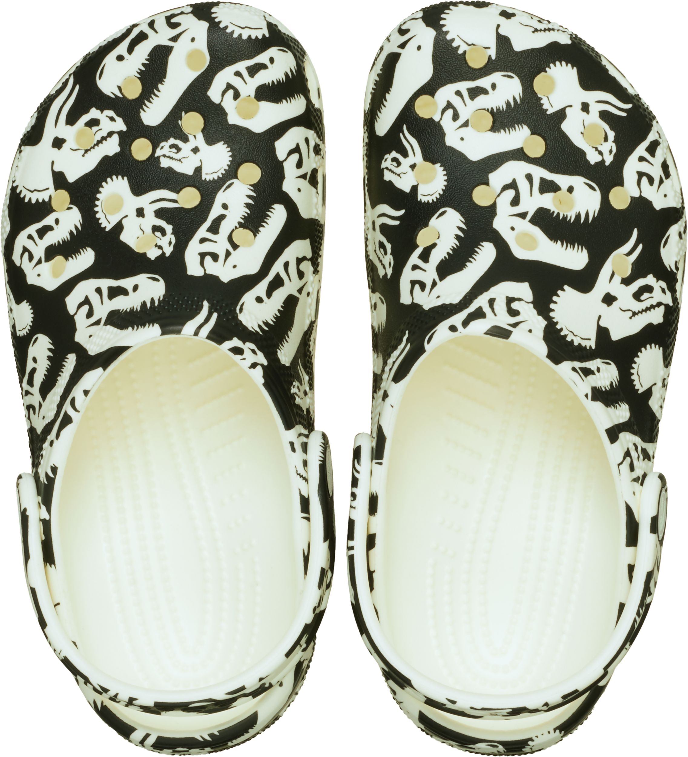 Crocs Kids' Grade/Pre-School Classic Glow Dino Clogs