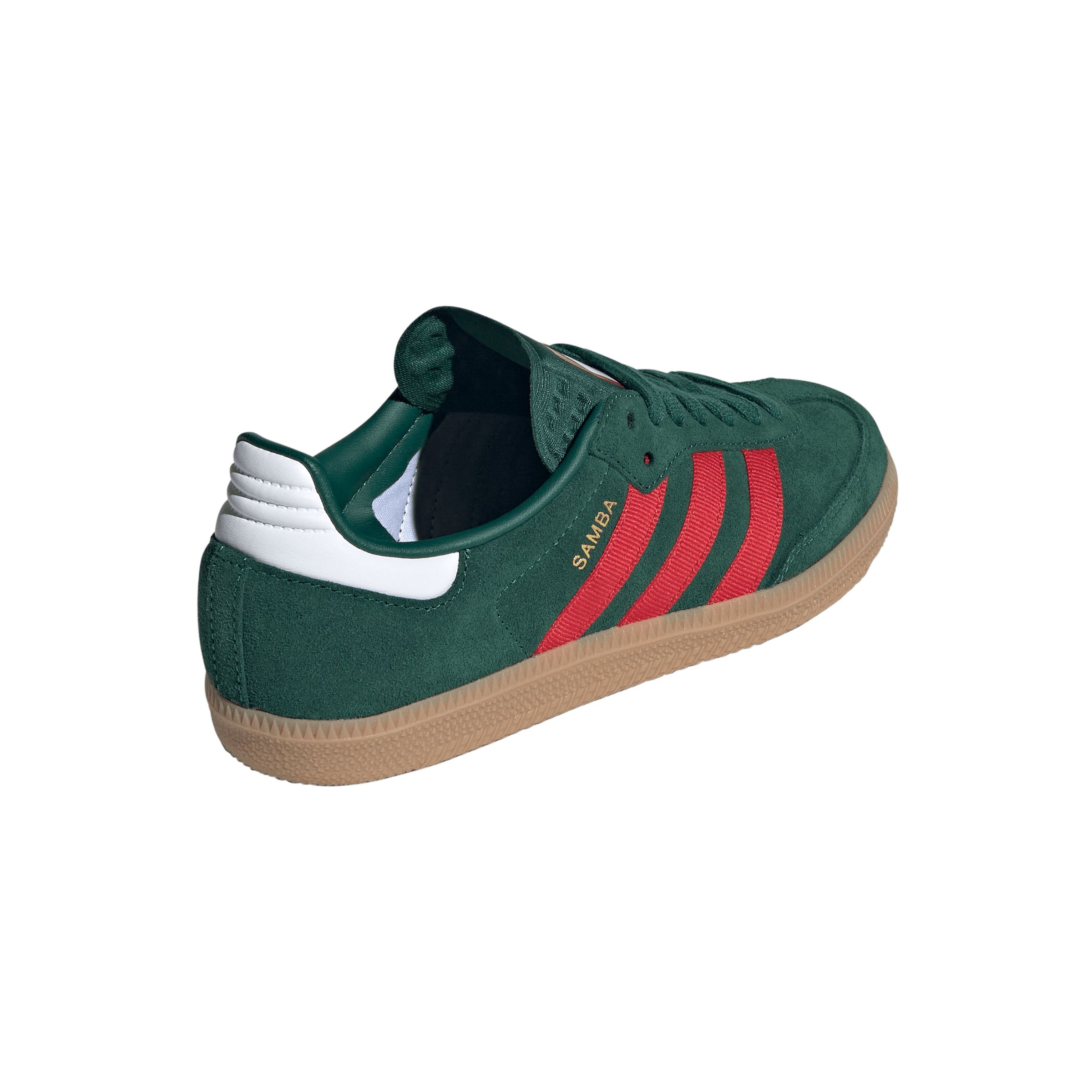 adidas Originals Kids' Grade School Samba Mexico Leather and Synthetic Upper Shoes