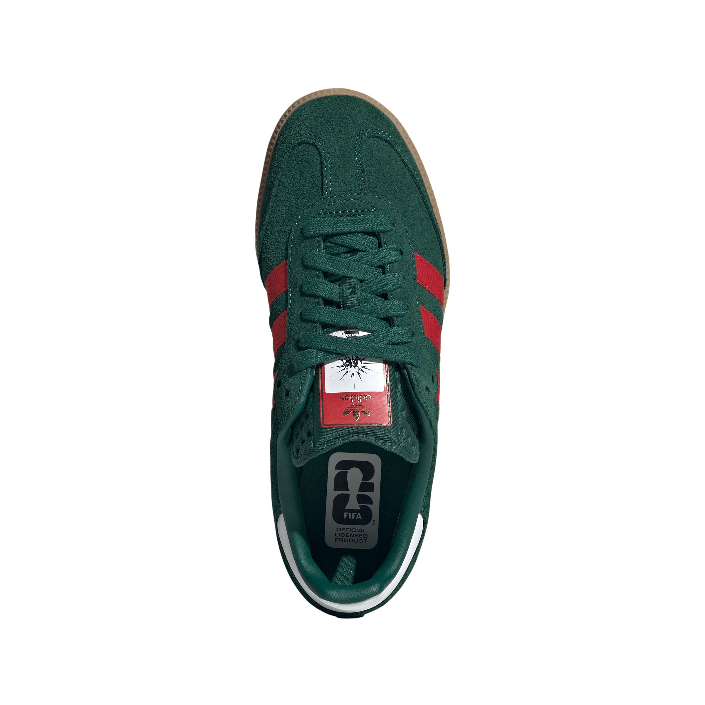 adidas Originals Kids' Grade School Samba Mexico Leather and Synthetic Upper Shoes