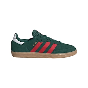 adidas Originals Kids' Grade School Samba Mexico Leather and Synthetic Upper Shoes