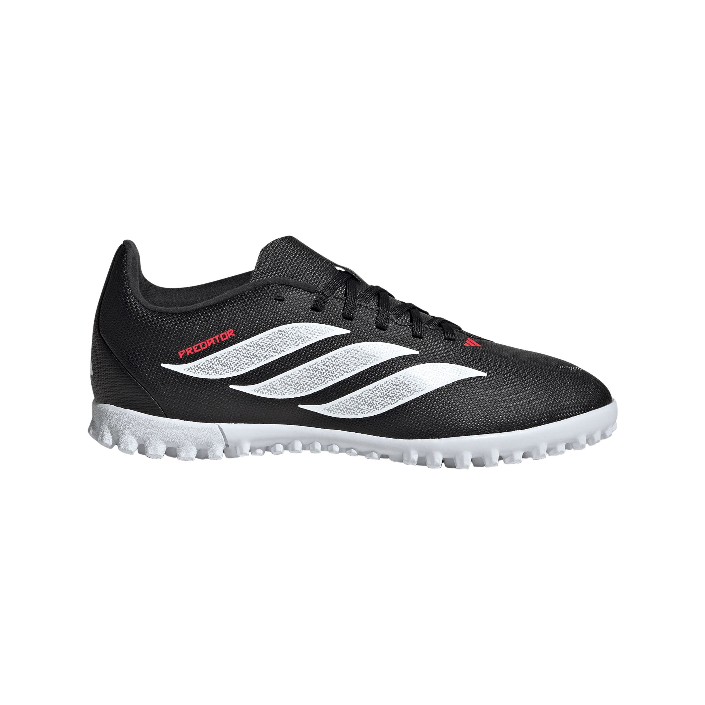 adidas Kids' Predator Club Turf Indoor Soccer Shoes with Laces