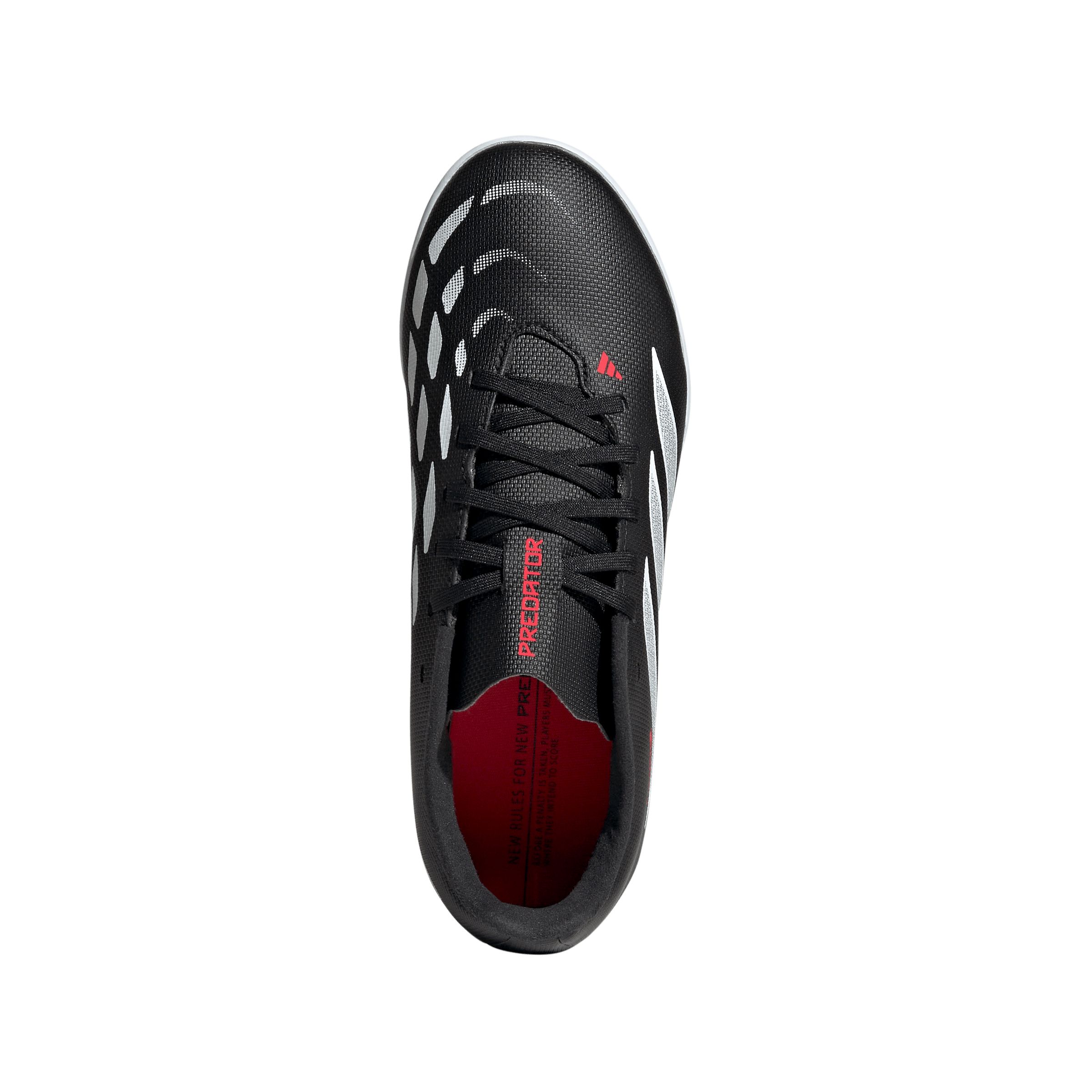 adidas Kids' Predator Club Turf Indoor Soccer Shoes with Laces