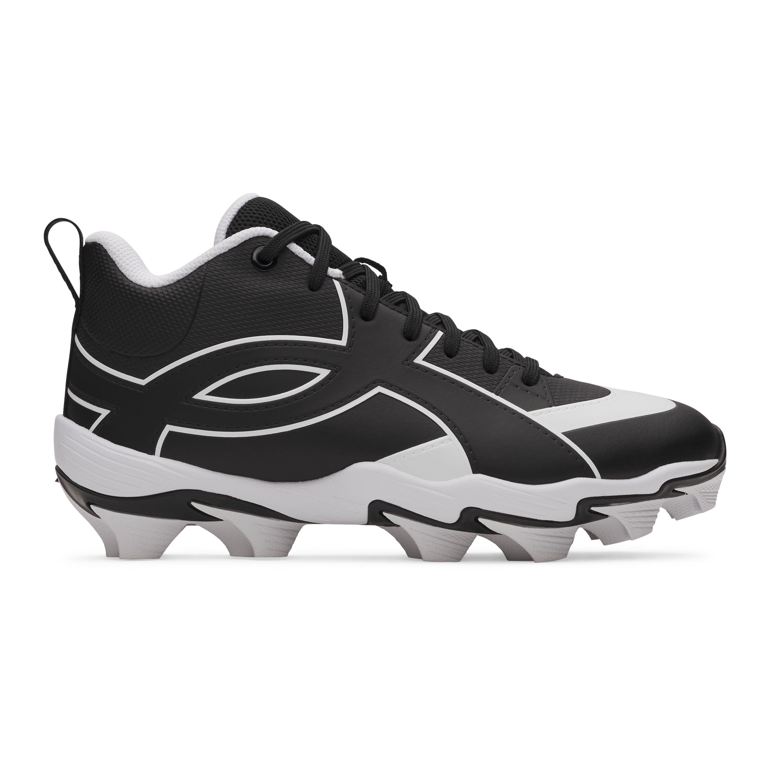 Under Armour Kids' Leadoff Icon Mid Rubber Molded Baseball Cleats