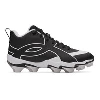 Under Armour Kids' Leadoff Icon Mid Rubber Molded Baseball Cleats Side_Right