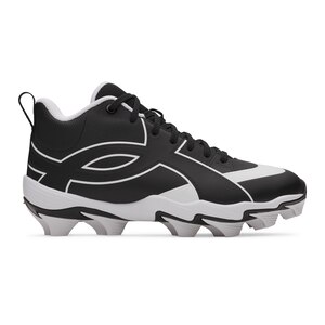 Under Armour Kids' Leadoff Icon Mid Rubber Molded Baseball Cleats