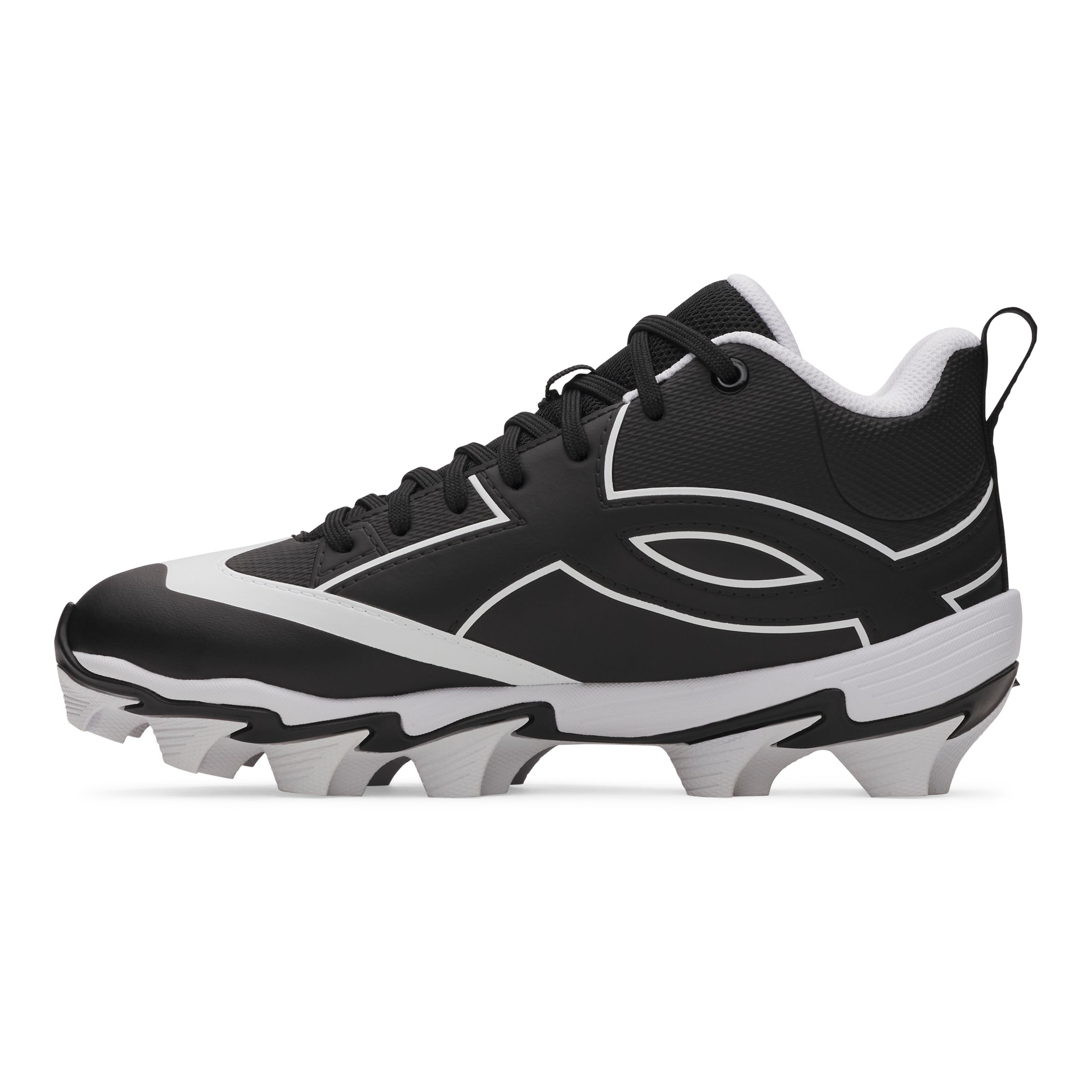 Under Armour Kids' Leadoff Icon Mid Rubber Molded Baseball Cleats