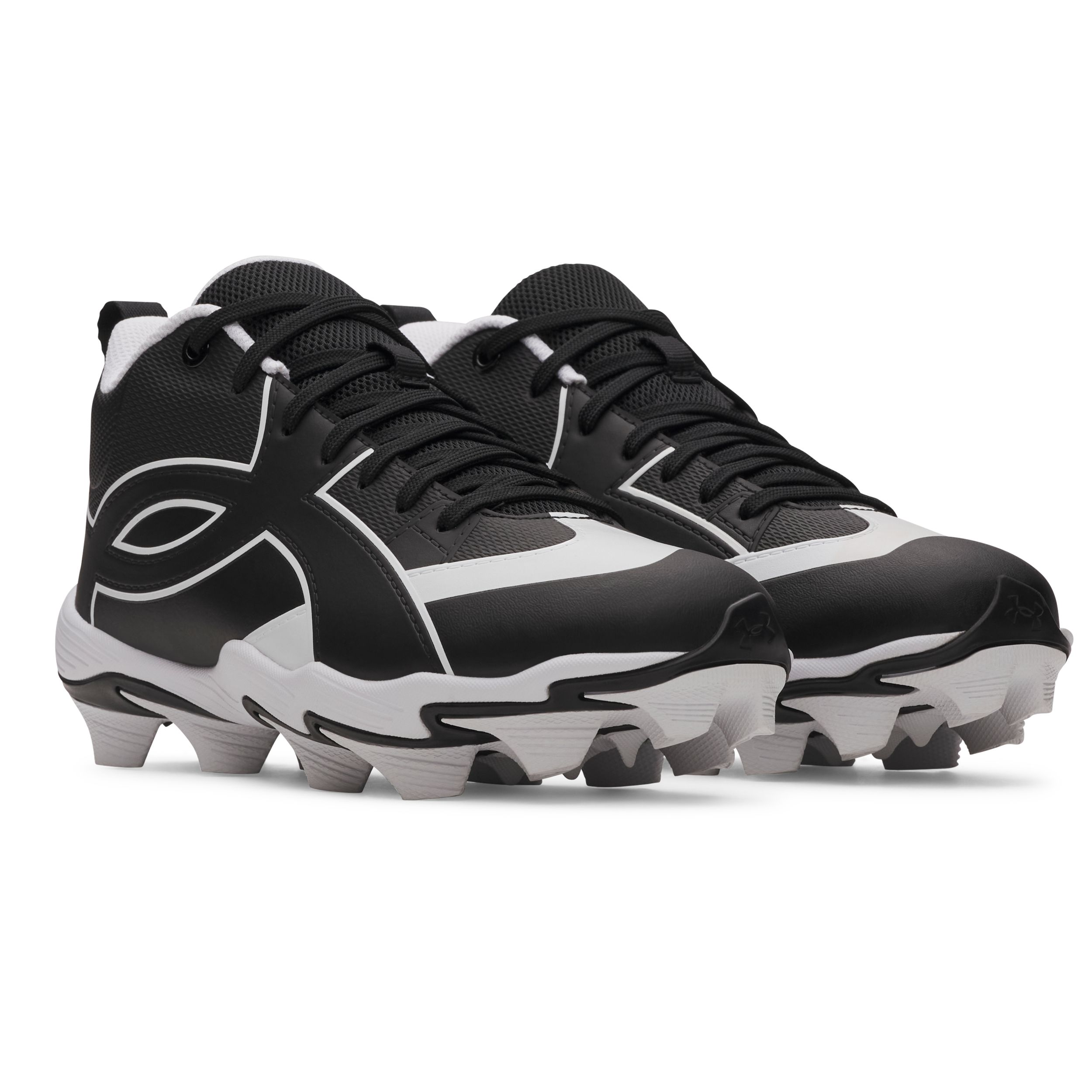 Under Armour Kids' Leadoff Icon Mid Rubber Molded Baseball Cleats