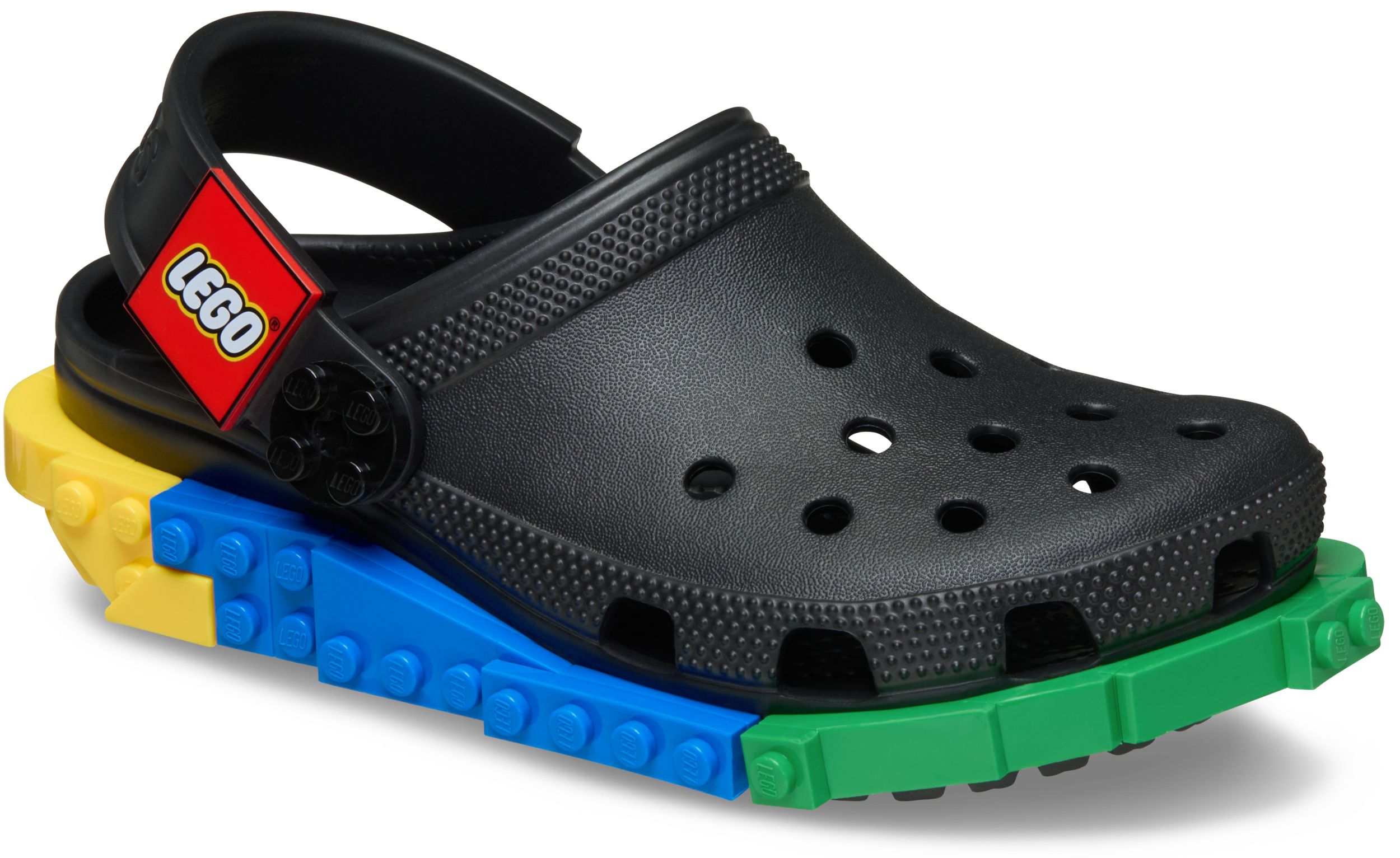 Crocs Kids' Grade/pre-school 4LW System LEGO Clog Sandals with Pivoting Heel Straps