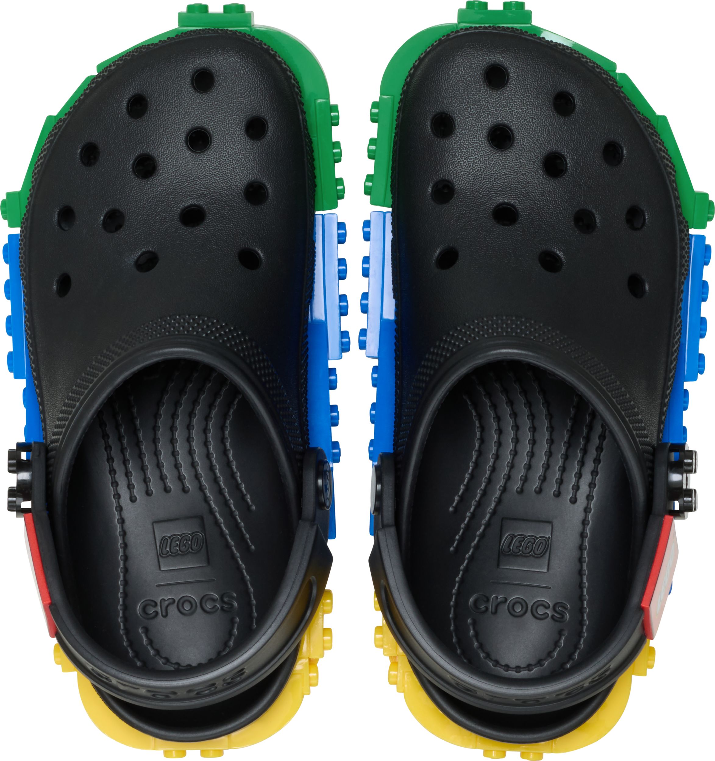 Crocs Kids' Grade/pre-school 4LW System LEGO Clog Sandals with Pivoting Heel Straps