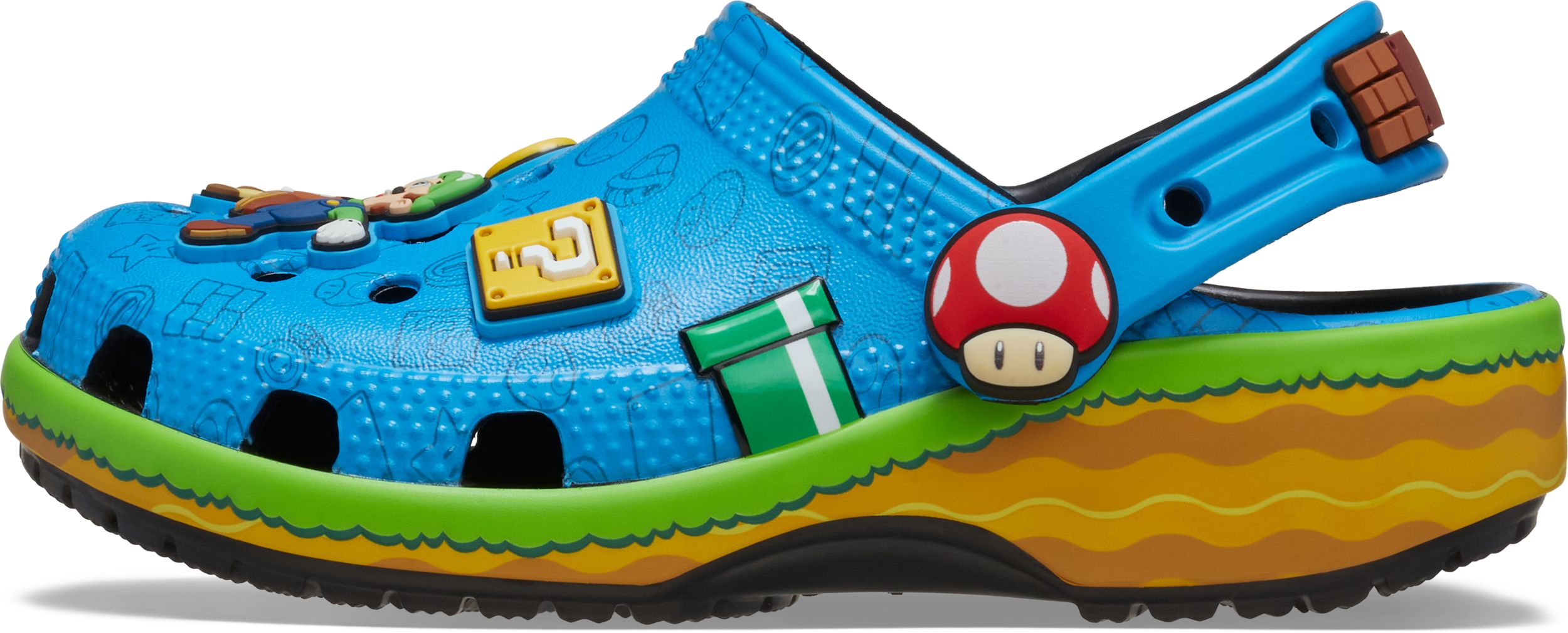 Crocs Kids' Grade/Pre-School Super Mario Clogs