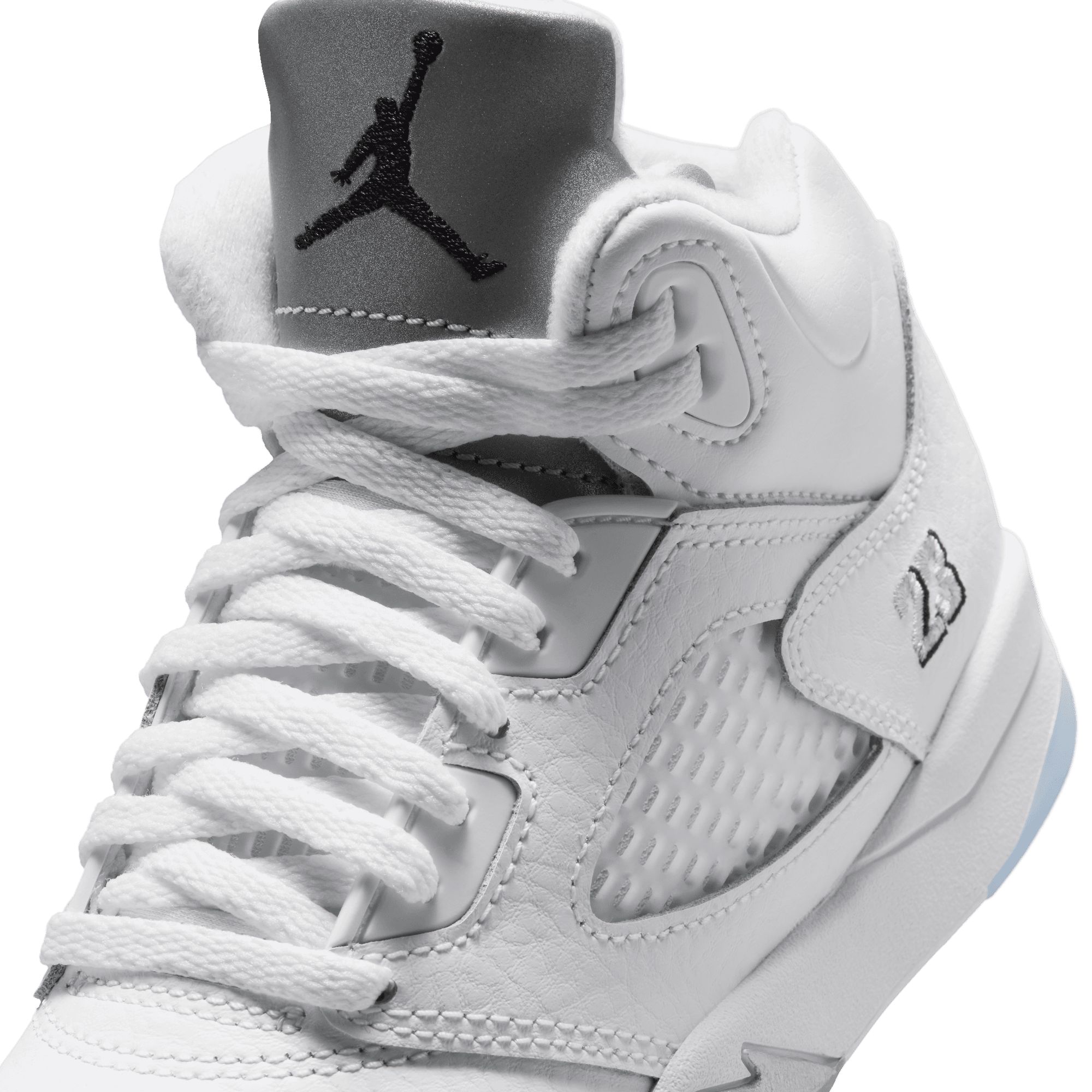Jordan Nike Kids' Pre-school 5 Retro Basketball Shoes - Durable Leather Basketball Sneakers