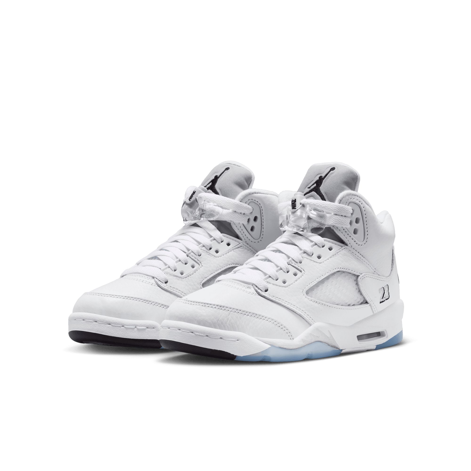 Jordan Nike Kids' Grade School Air 5 Retro Basketball Shoes with Air Cushioning