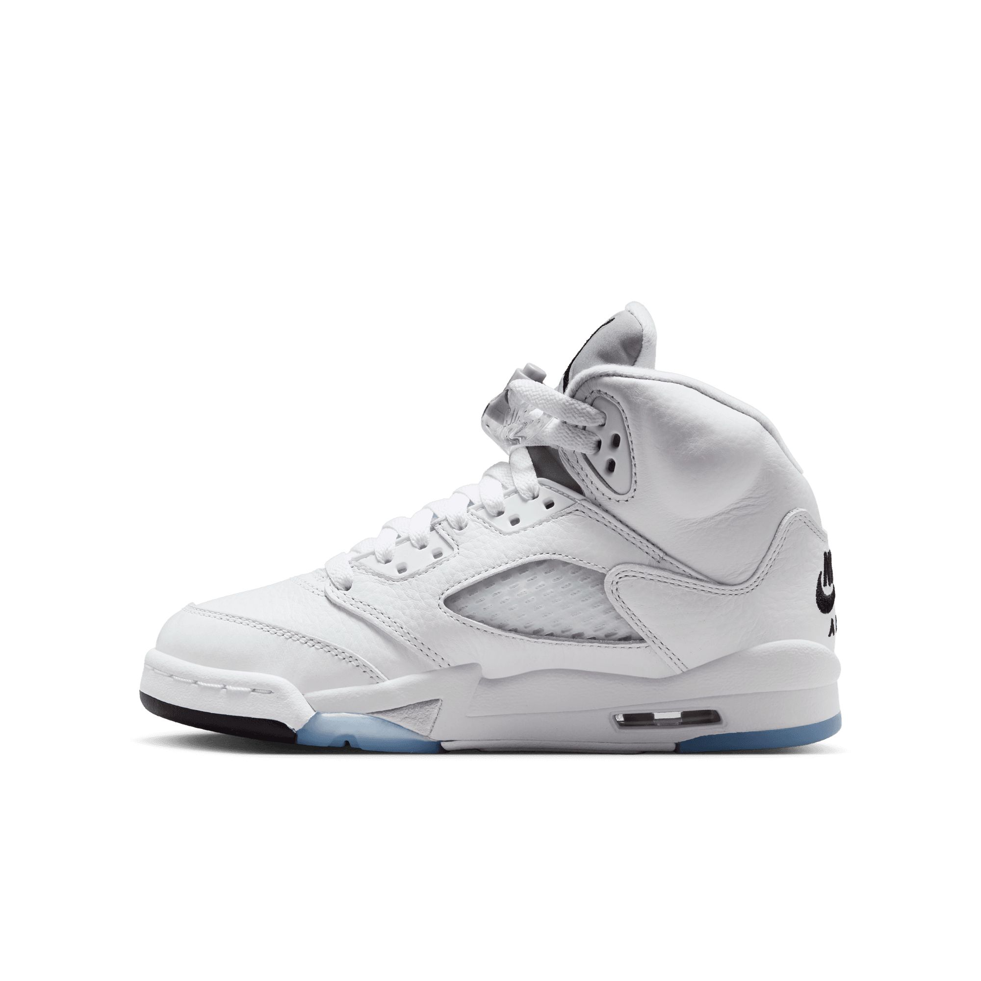 Jordan Nike Kids' Grade School Air 5 Retro Basketball Shoes with Air Cushioning