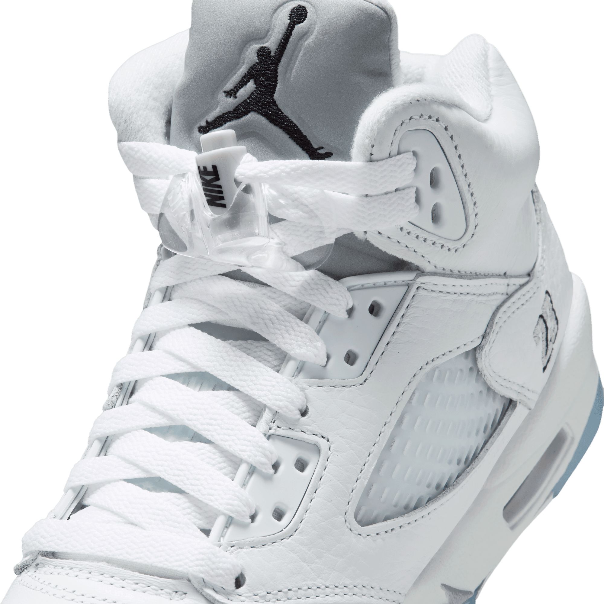 Jordan Nike Kids' Grade School Air 5 Retro Basketball Shoes with Air Cushioning