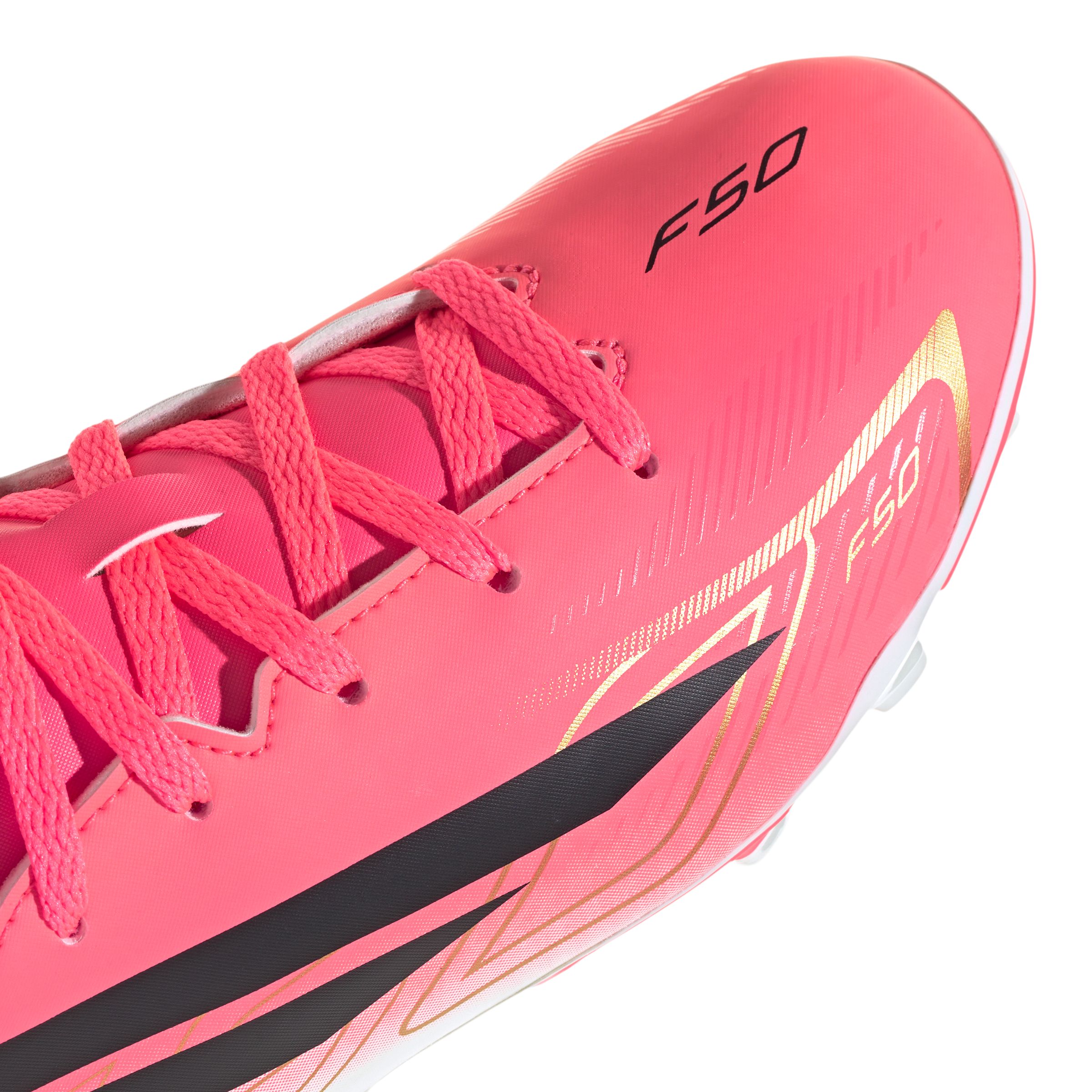 adidas Kids' F50 Hyperfast Club Firm Ground Soccer Cleats