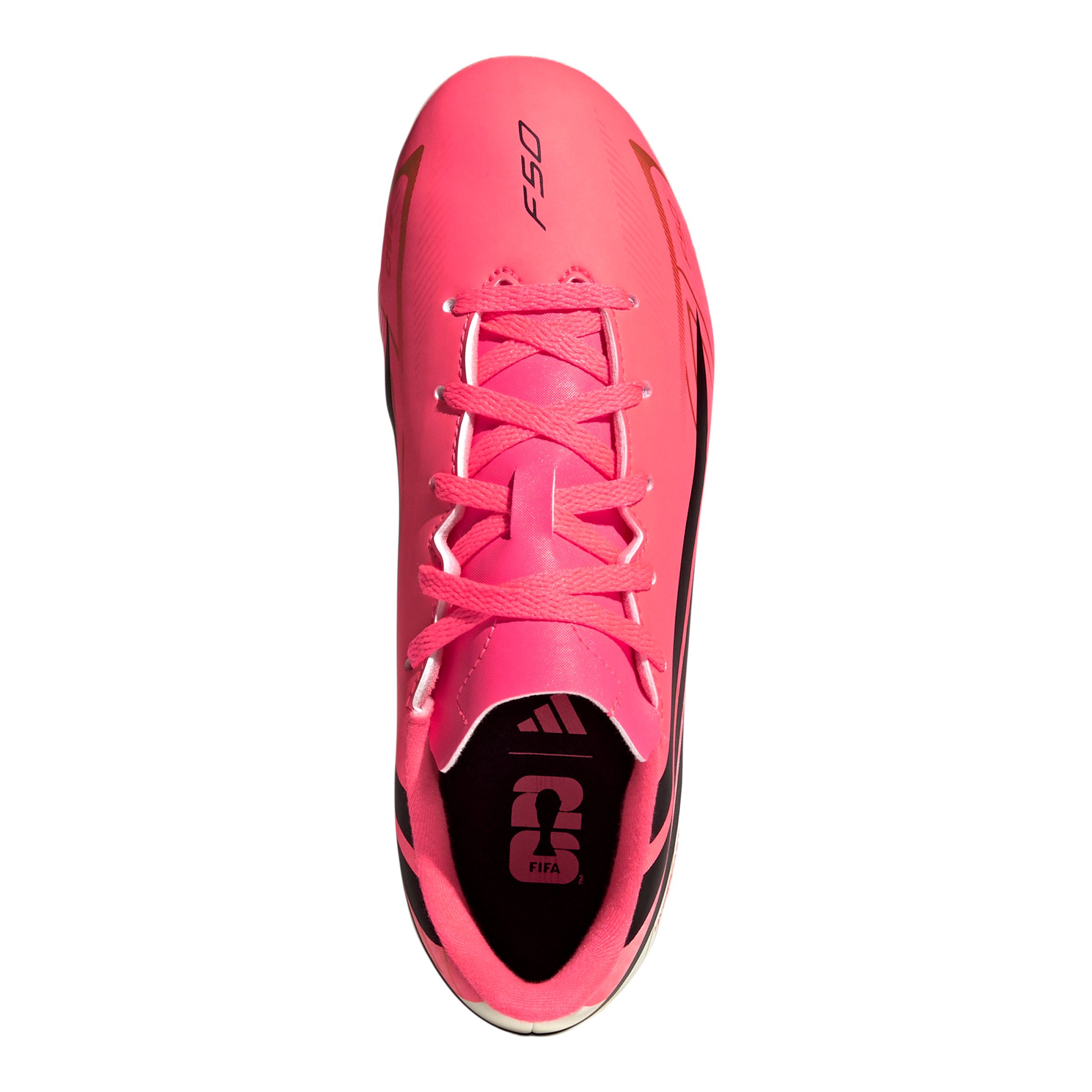 adidas Kids' F50 Hyperfast Club Firm Ground Soccer Cleats